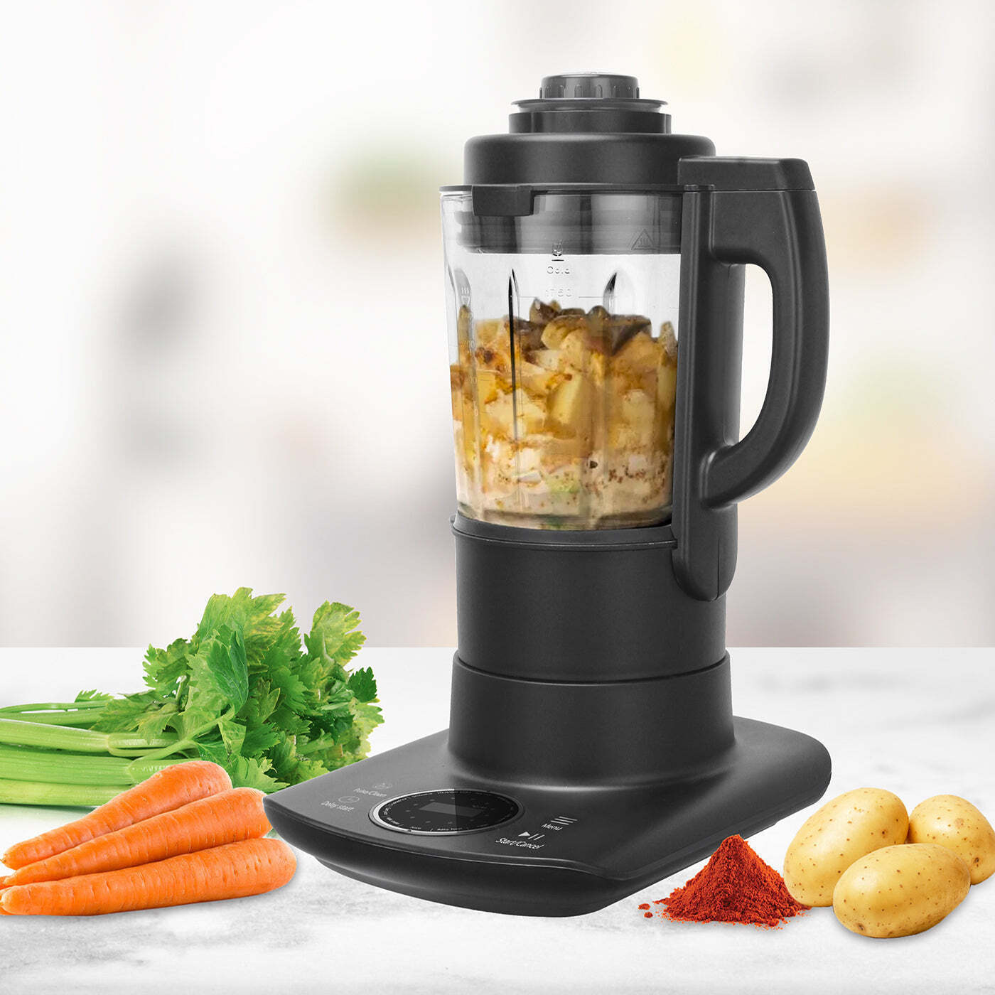 2-in-1 Hot & Cold Blender, 12 Heating & Cooling Programs, 800W-Appliances > Kitchen Appliances-PEROZ Accessories