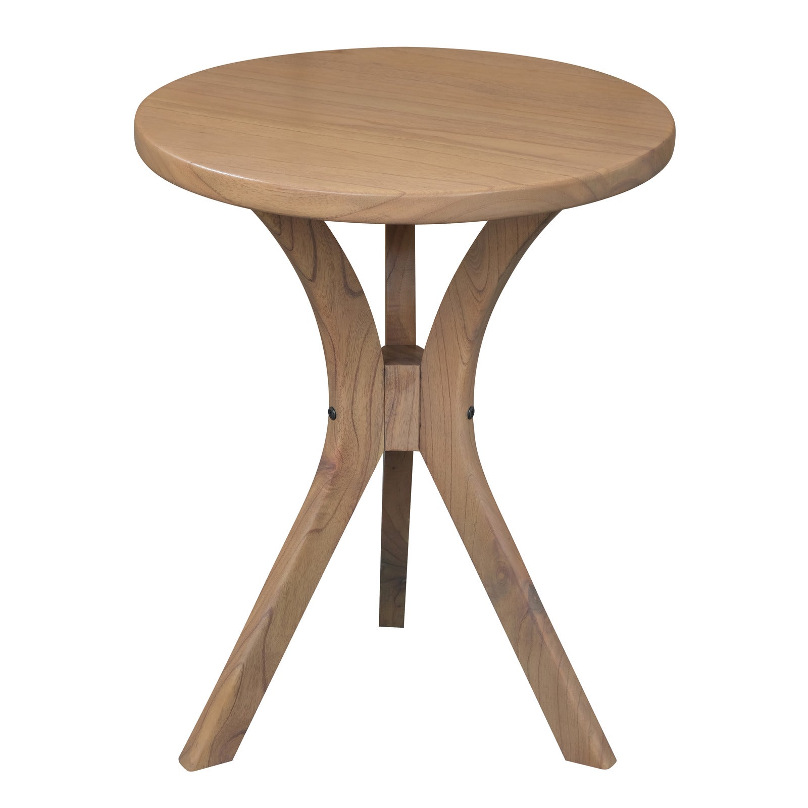 Gatsby Round Side Table - Large (Natural)-Furniture > Living Room > Side Tables-PEROZ Accessories
