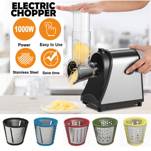 Electric Grater Vegetable Food Rotary Drum Grater Chopper Slicer-Electric Graters-PEROZ Accessories