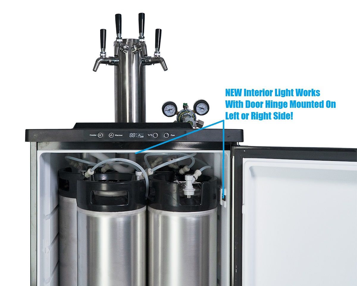 Keg King - Kegmaster XL Premium Kegerator - Fridge Pack-Fridges-PEROZ Accessories