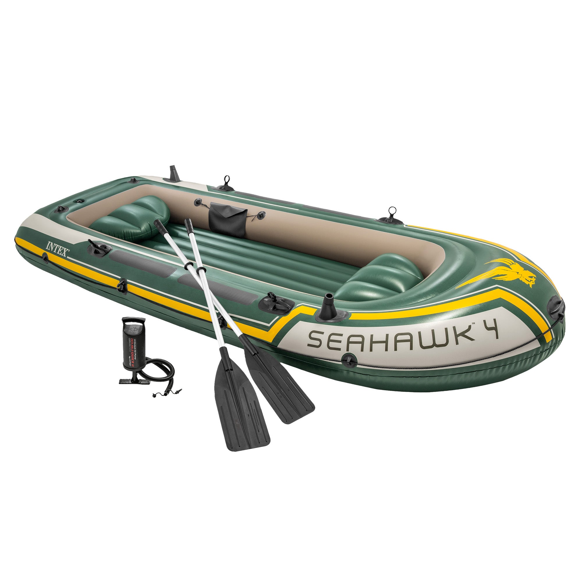 Intex Seahawk 4 Inflatable Boat Set - 4 Person-Outdoor Recreation > Boating > Boating Accessories-PEROZ Accessories