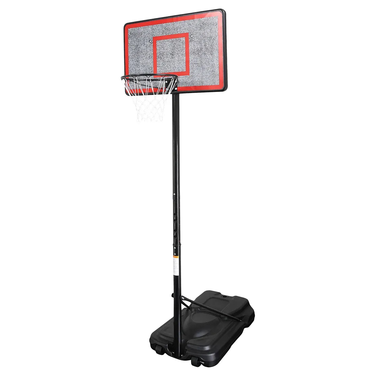 Kahuna 44 Inch Portable Basketball Hoop Stand Height Adjustable 2.3m-3.05m Outdoor Basketball System with Wheels-Sports & Fitness > Basketball & Accessories-PEROZ Accessories