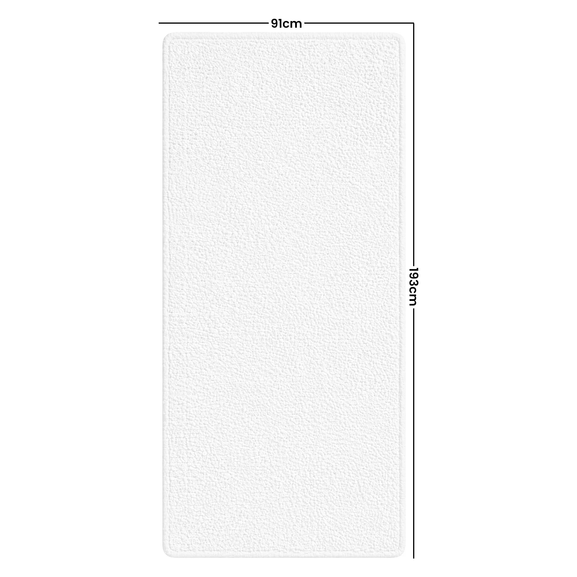 Laura Hill Single Electric Heated Underlay Blanket Fleecy Fabric with Timer-Electric Throw Blanket-PEROZ Accessories