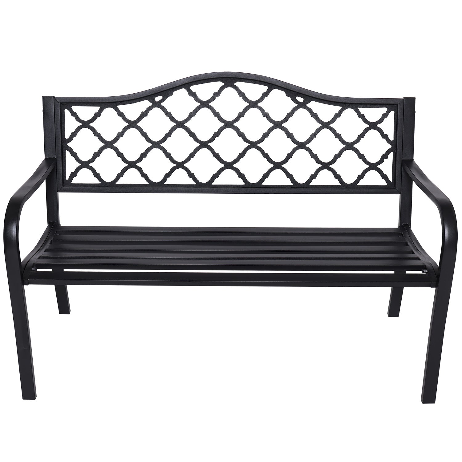 Wallaroo Steel Outdoor Garden Bench - Elegant-Furniture > Outdoor > Outdoor Benches-PEROZ Accessories