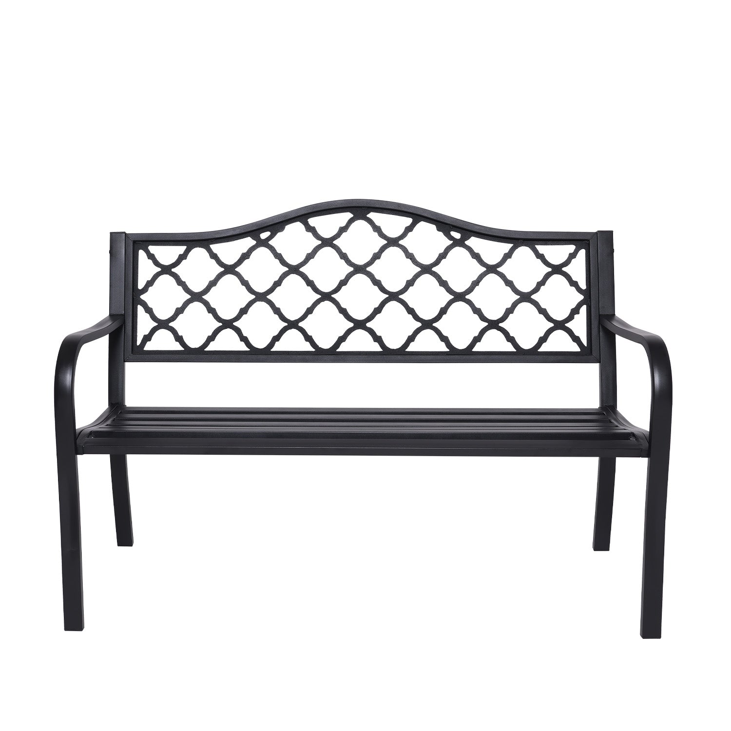 Wallaroo Steel Outdoor Garden Bench - Elegant-Furniture > Outdoor > Outdoor Benches-PEROZ Accessories