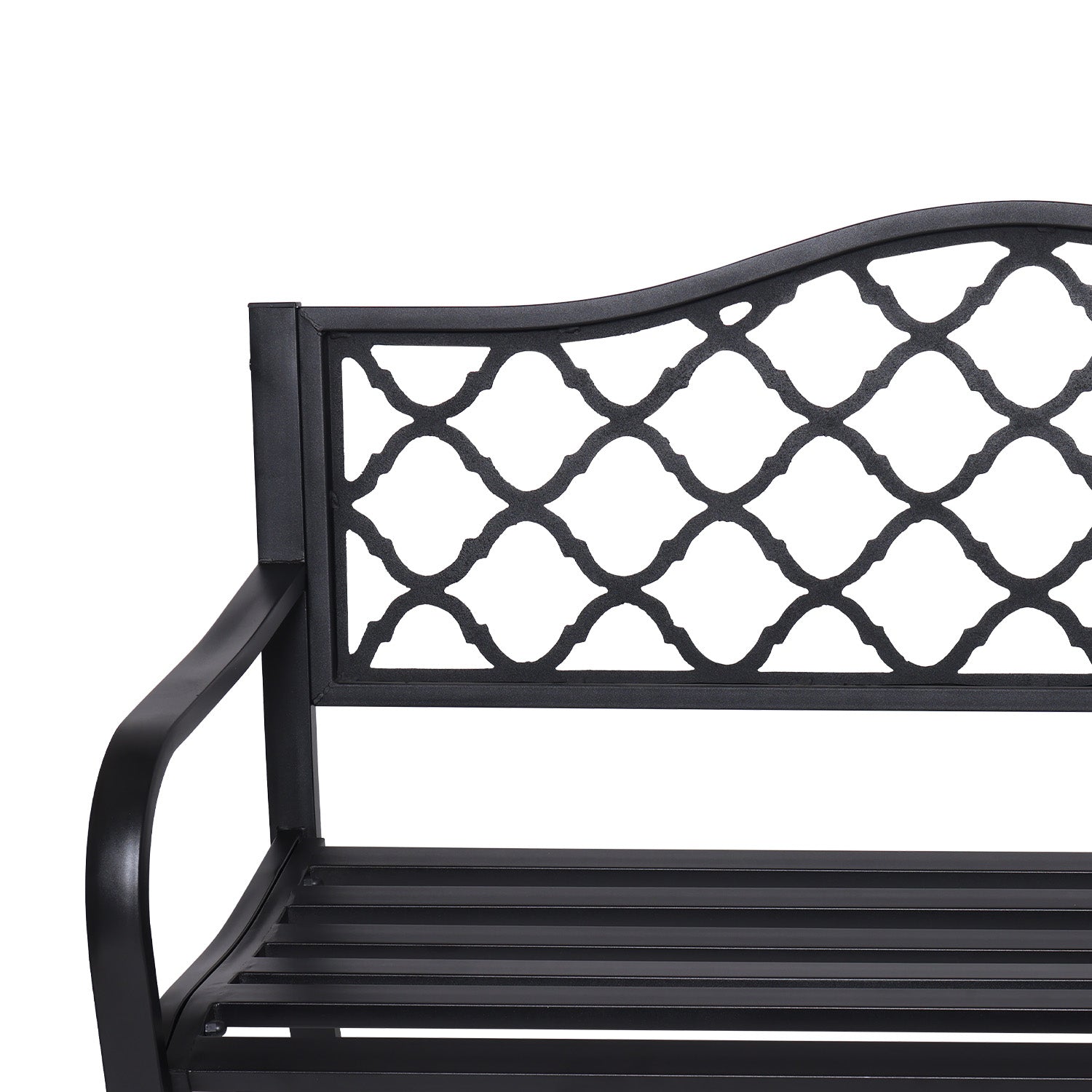 Wallaroo Steel Outdoor Garden Bench - Elegant-Furniture > Outdoor > Outdoor Benches-PEROZ Accessories