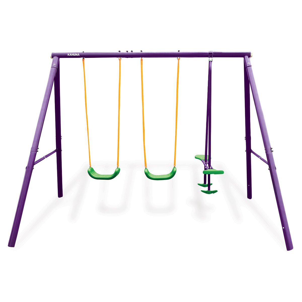 Kahuna Kids 4-Seater Swing Set Purple Green-Gift & Novelty > Games > Board Games-PEROZ Accessories