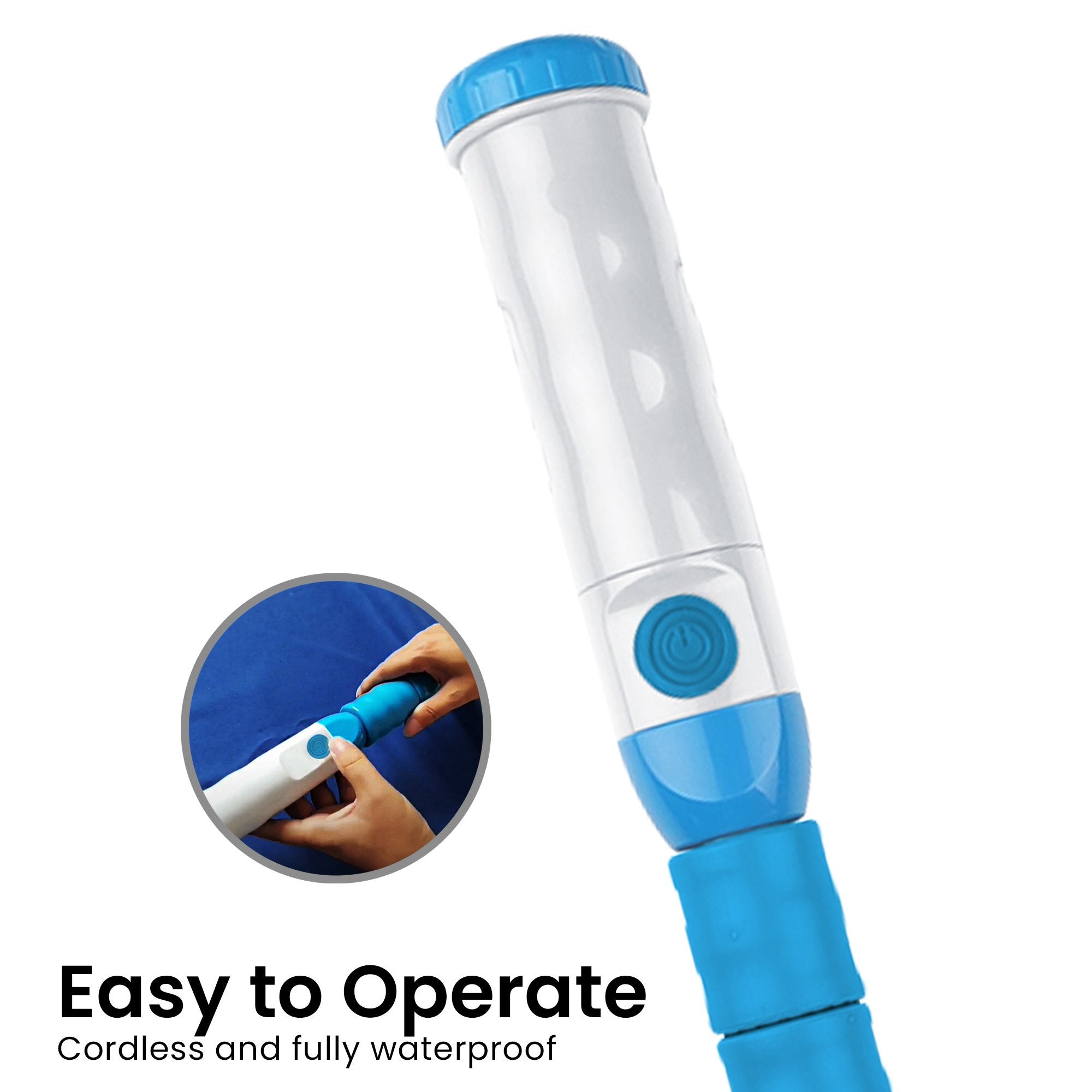 Aquajack 127 Portable Rechargeable Spa and Pool Vacuum Cleaner-Pool Cleaners-PEROZ Accessories