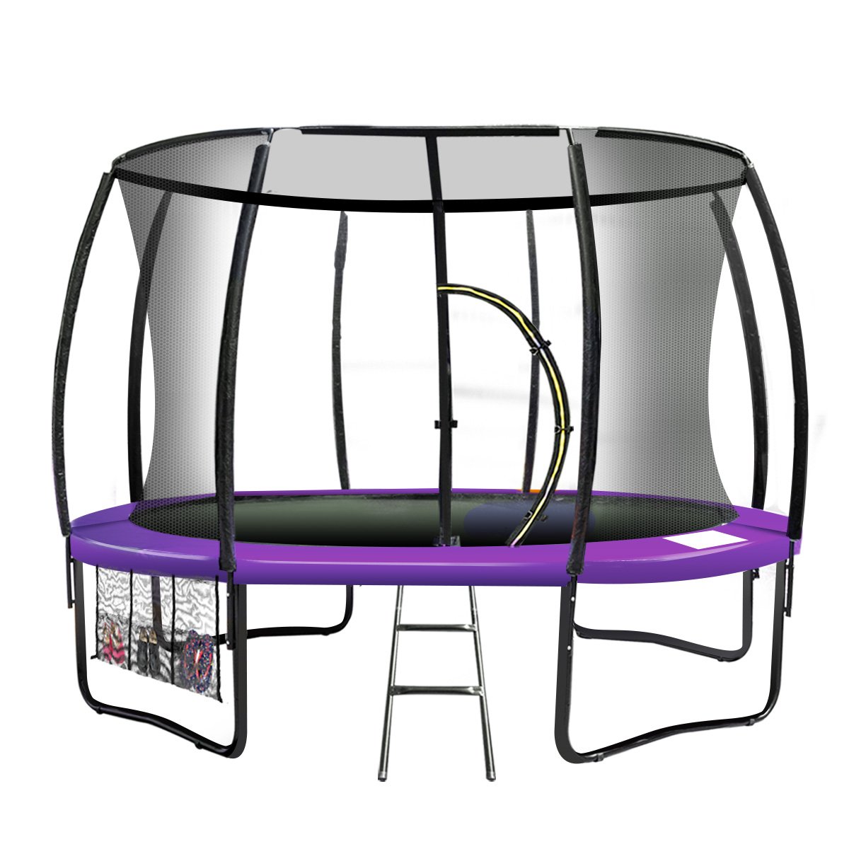 Kahuna 14ft Trampoline Free Ladder Spring Mat Net Safety Pad Cover Round Enclosure - Purple-Sports & Fitness > Trampolines > Trampolines & Accessories-PEROZ Accessories