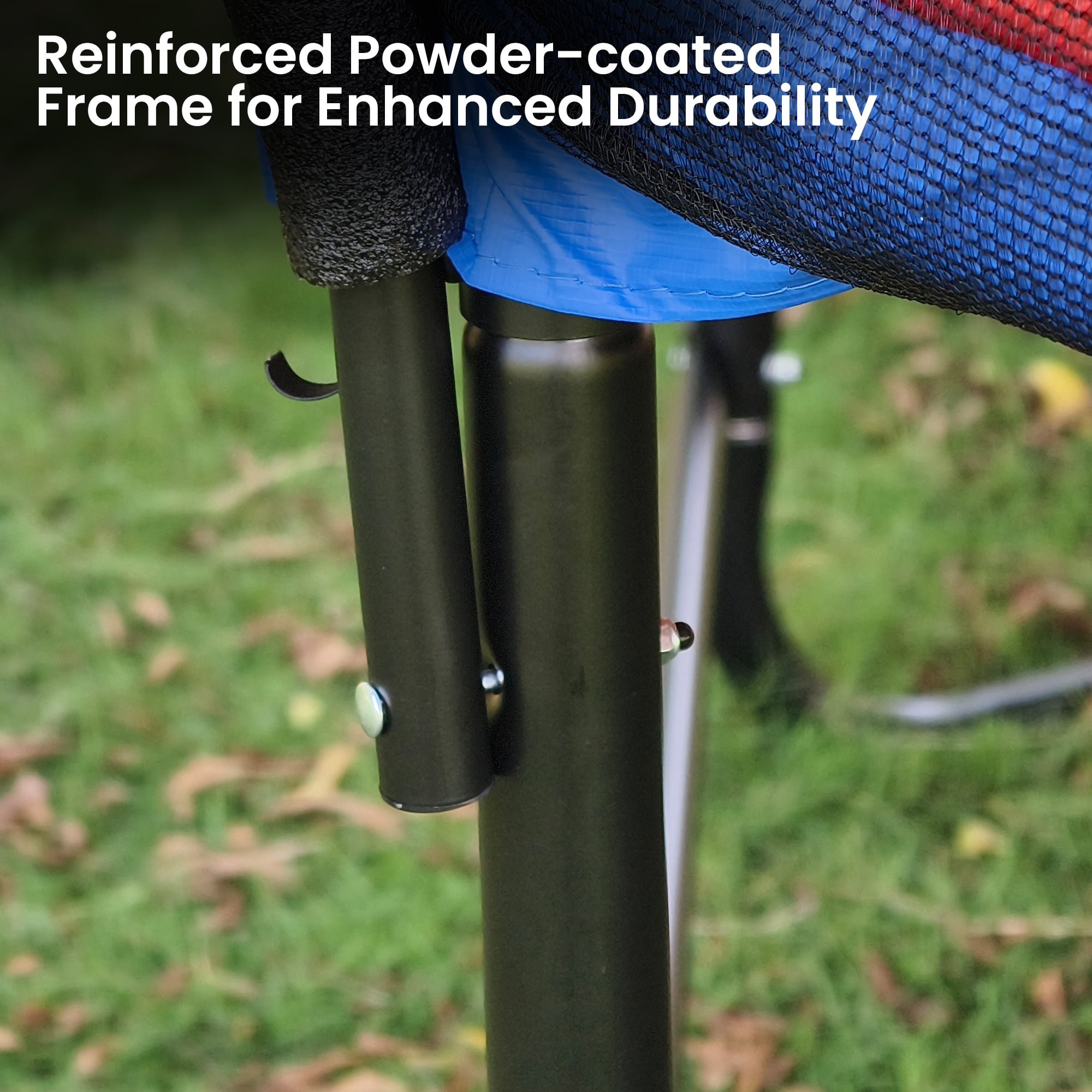 Kahuna 10ft Twister Springless Trampoline Safety Net Pad Mat Outdoor Orange-Sports & Fitness > Trampolines > Trampolines & Accessories-PEROZ Accessories