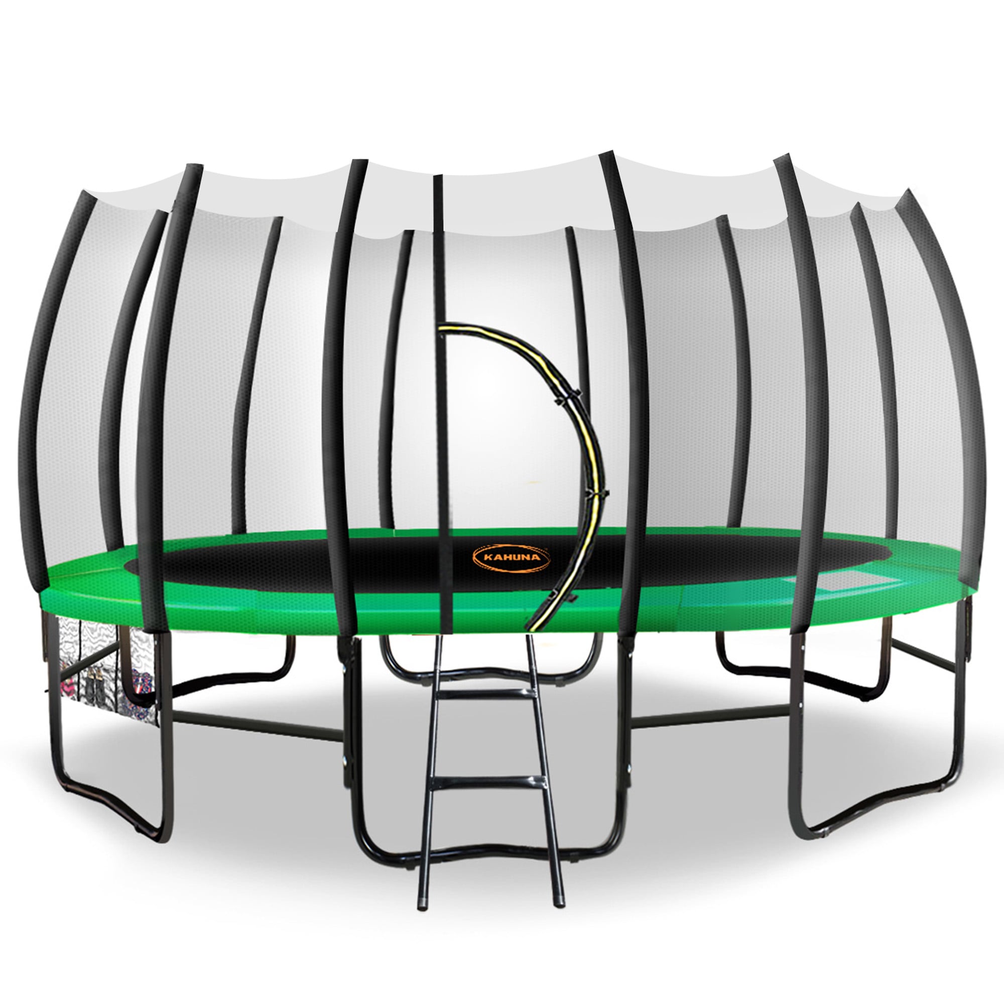 Kahuna Twister 14ft Springless Trampoline Outdoor Kids Safety Net Pad Mat-Sports & Fitness > Trampolines > Trampolines & Accessories-PEROZ Accessories