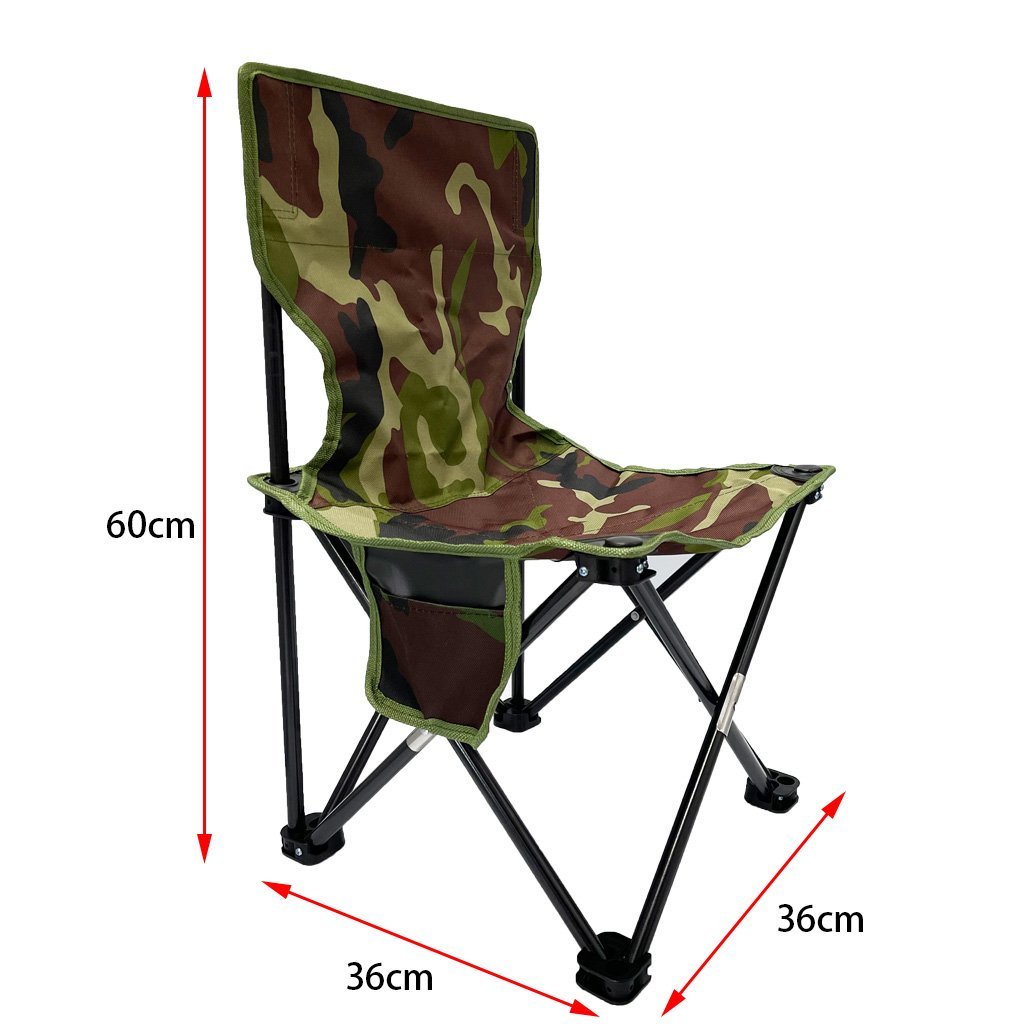 Aluminum Alloy Folding Camping Camp Chair Outdoor Hiking Patio Backpacking Mediam-Outdoor Recreation > Camping > Camp Furniture-PEROZ Accessories
