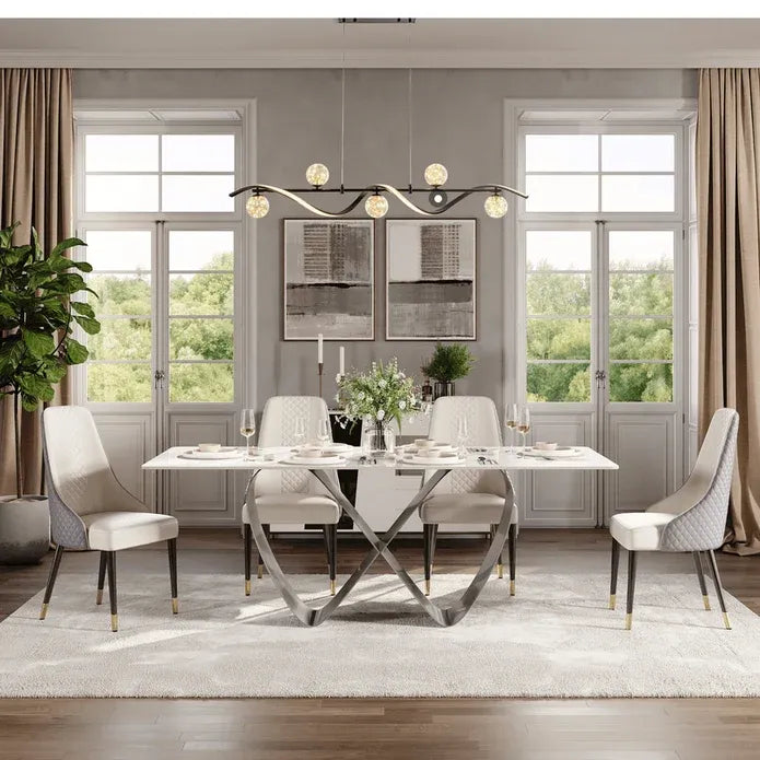 BAMDECOR AD2621 Modern Black Kitchen Island Light with Glass Globe Shade Ceiling Pendant Lights