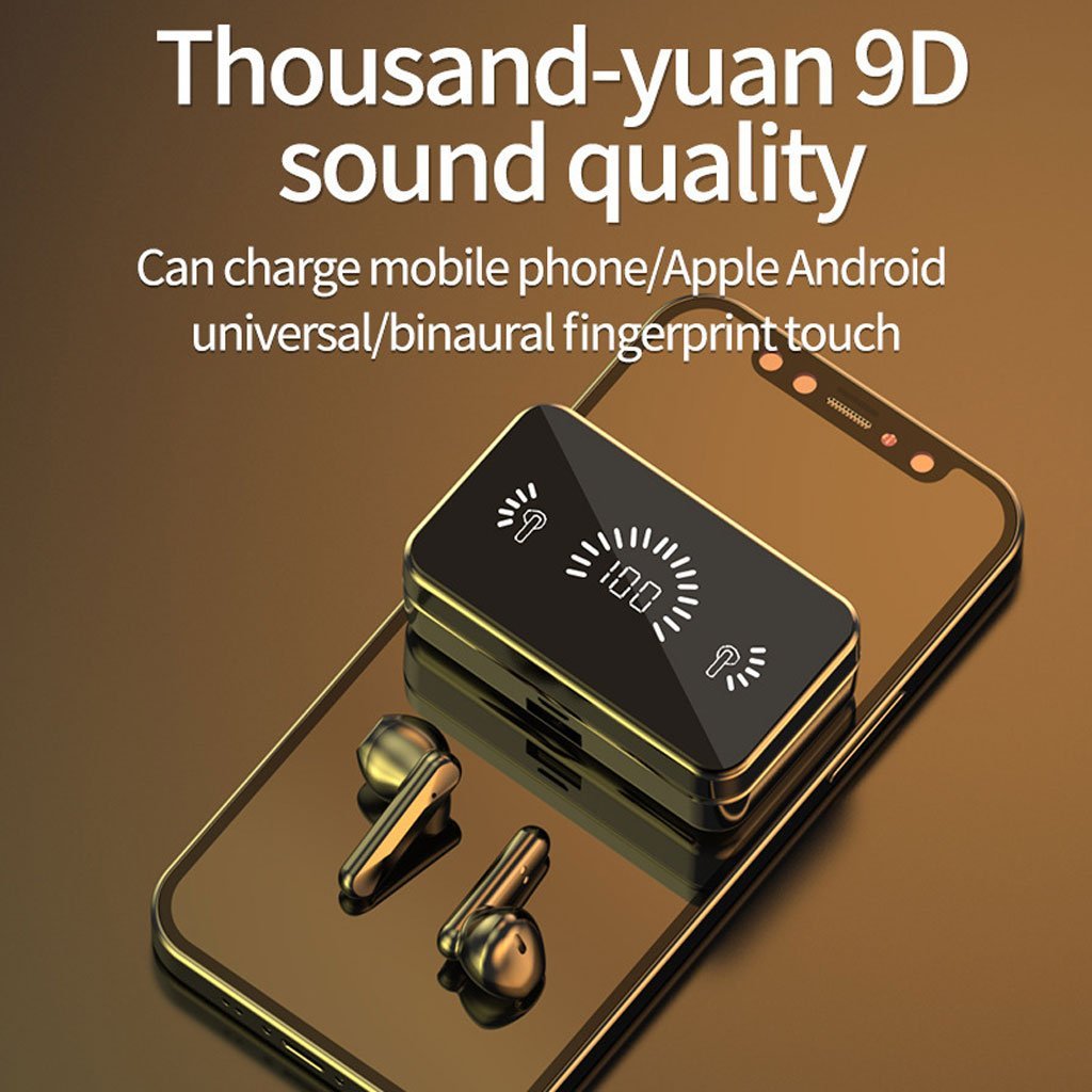 Wireless Bluetooth 5.0 Earphones Headphones Earbuds Headset-Headphones-PEROZ Accessories