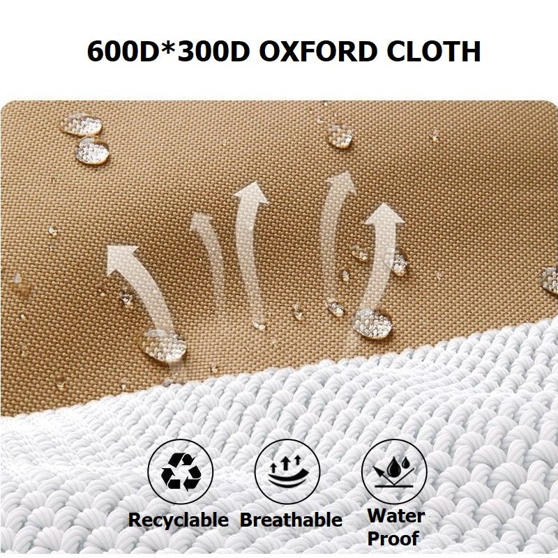 RAZOJESS Enlarged Moon Chair for Outdoor Camping Fishing Picnic Sky Blue-Outdoor Recreation > Camping > Camp Furniture-PEROZ Accessories