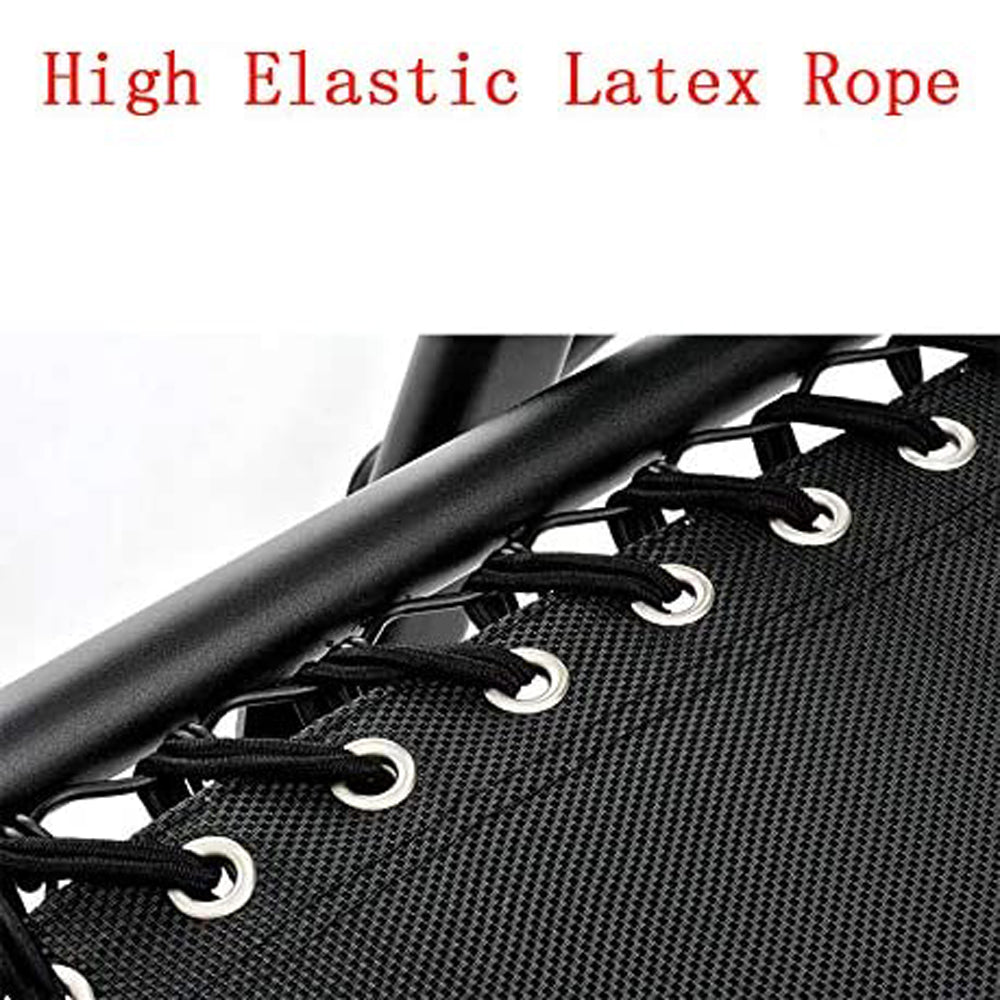 Kingsize Outdoor Folding Reclining Garden Beach Chair Sun Lounger Deck Recliner Silver Color-Furniture > Outdoor > Outdoor Chairs-PEROZ Accessories