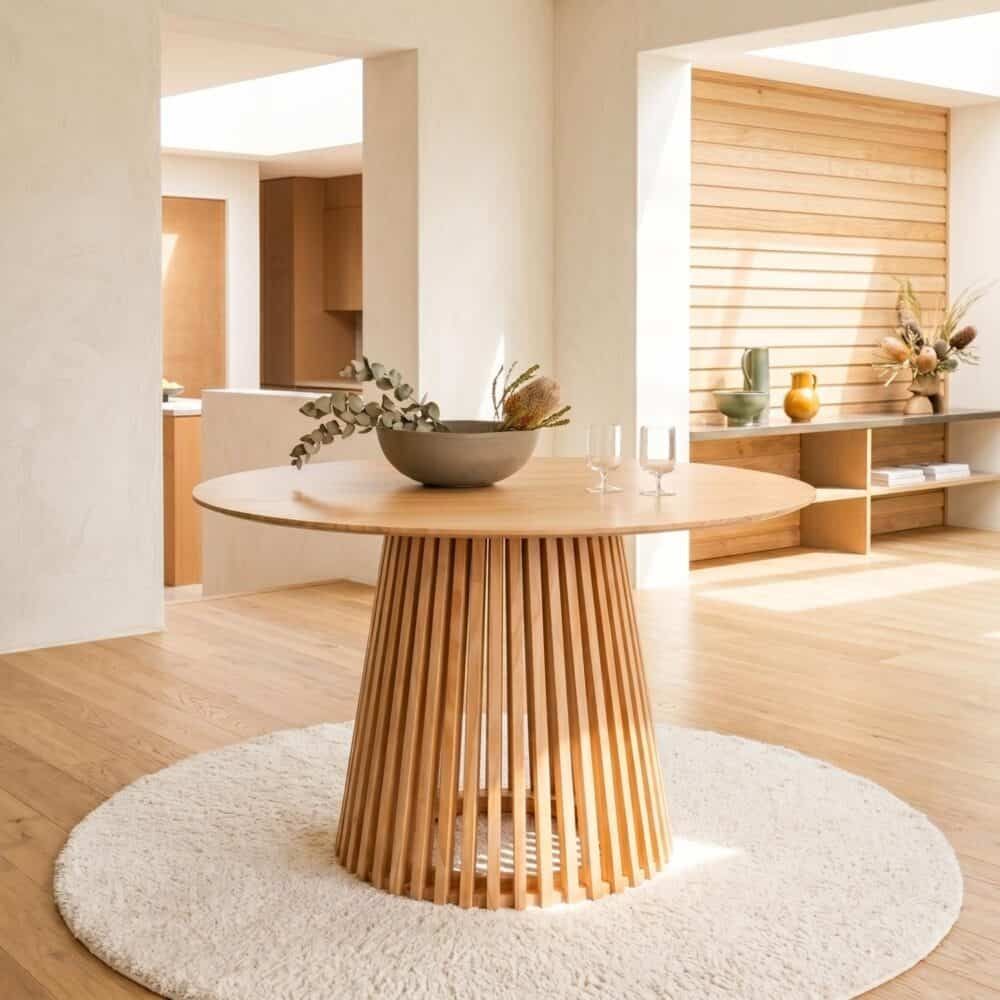 Palmer Natural Dining Table-Furniture > Dining > Dining Tables-PEROZ Accessories