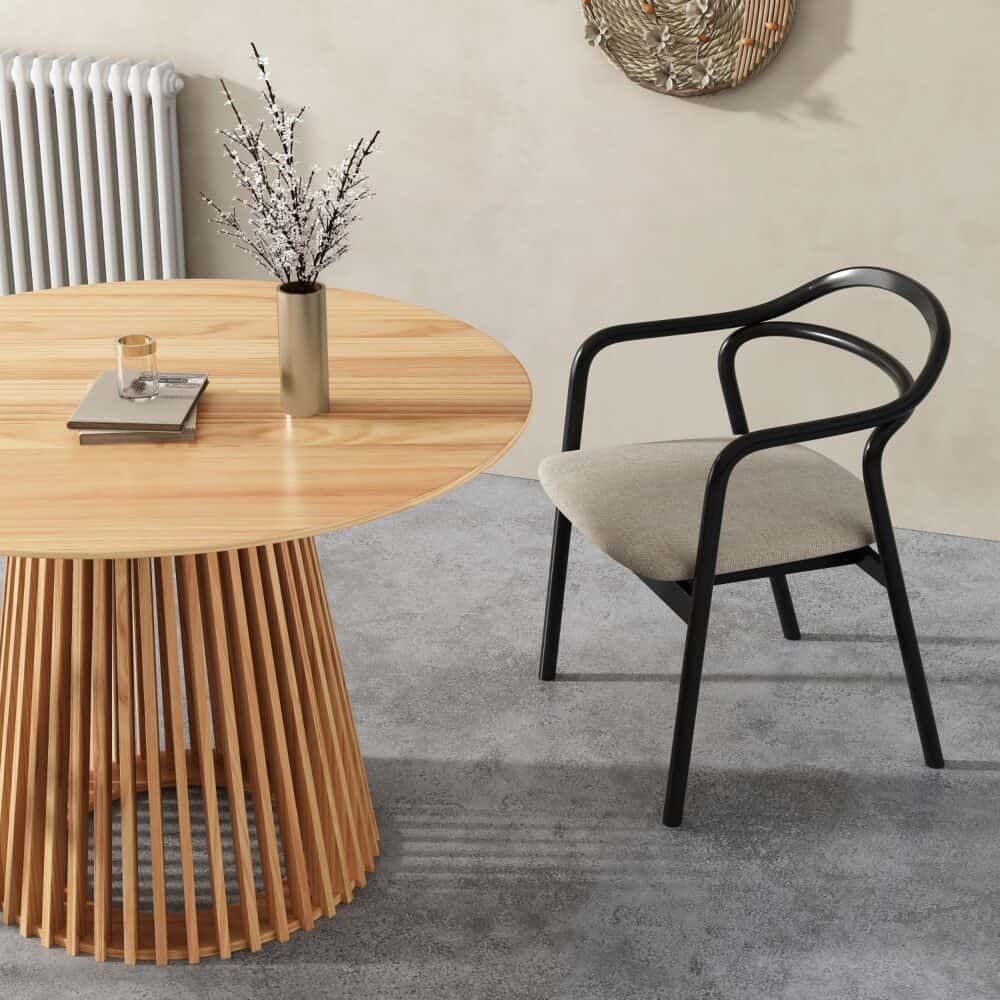 Palmer Natural Dining Table-Furniture > Dining > Dining Tables-PEROZ Accessories