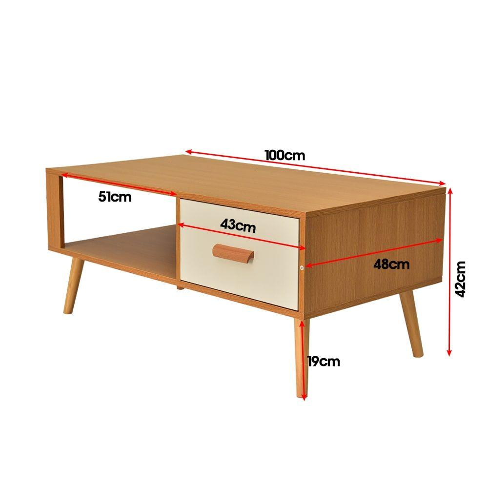 Nordic Nook Coffee Table-Entertainment Units-PEROZ Accessories