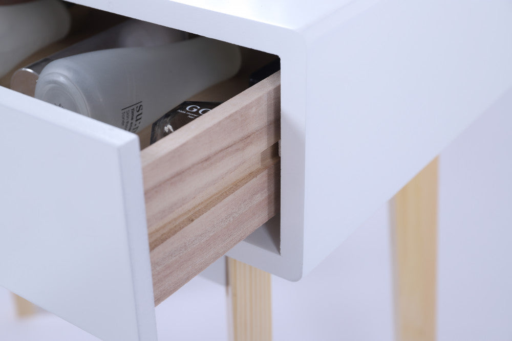 Dressing Vanity Table Stool Set with Make-up LED Lighted Mirror-White-Furniture > Bedroom > Dressing Vanity & Dressing Tables-PEROZ Accessories