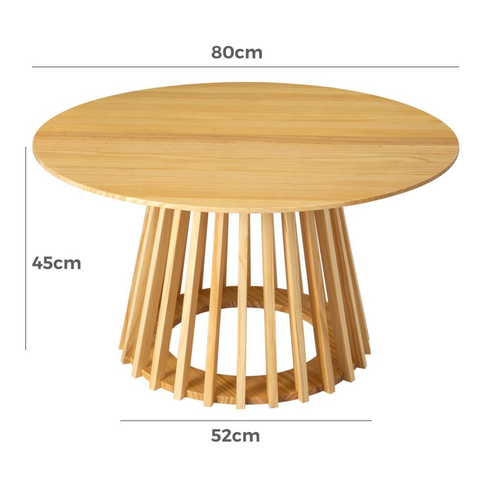 Palmer Coastal Haven Natural Coffee Table-Furniture > Living Room > Coffee Tables-PEROZ Accessories