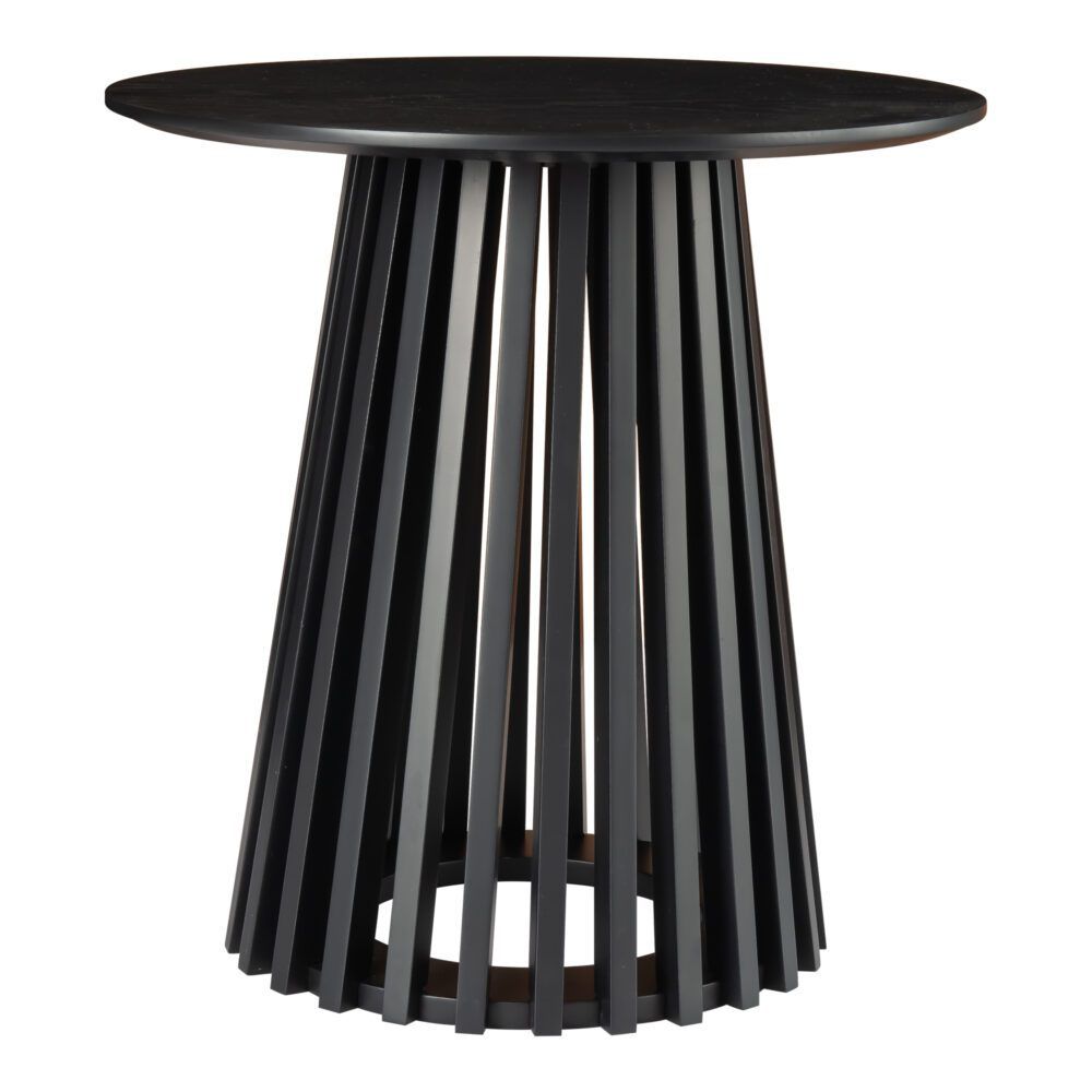Palmer Charcoal Chic Side Table-Furniture > Living Room > Side Tables-PEROZ Accessories