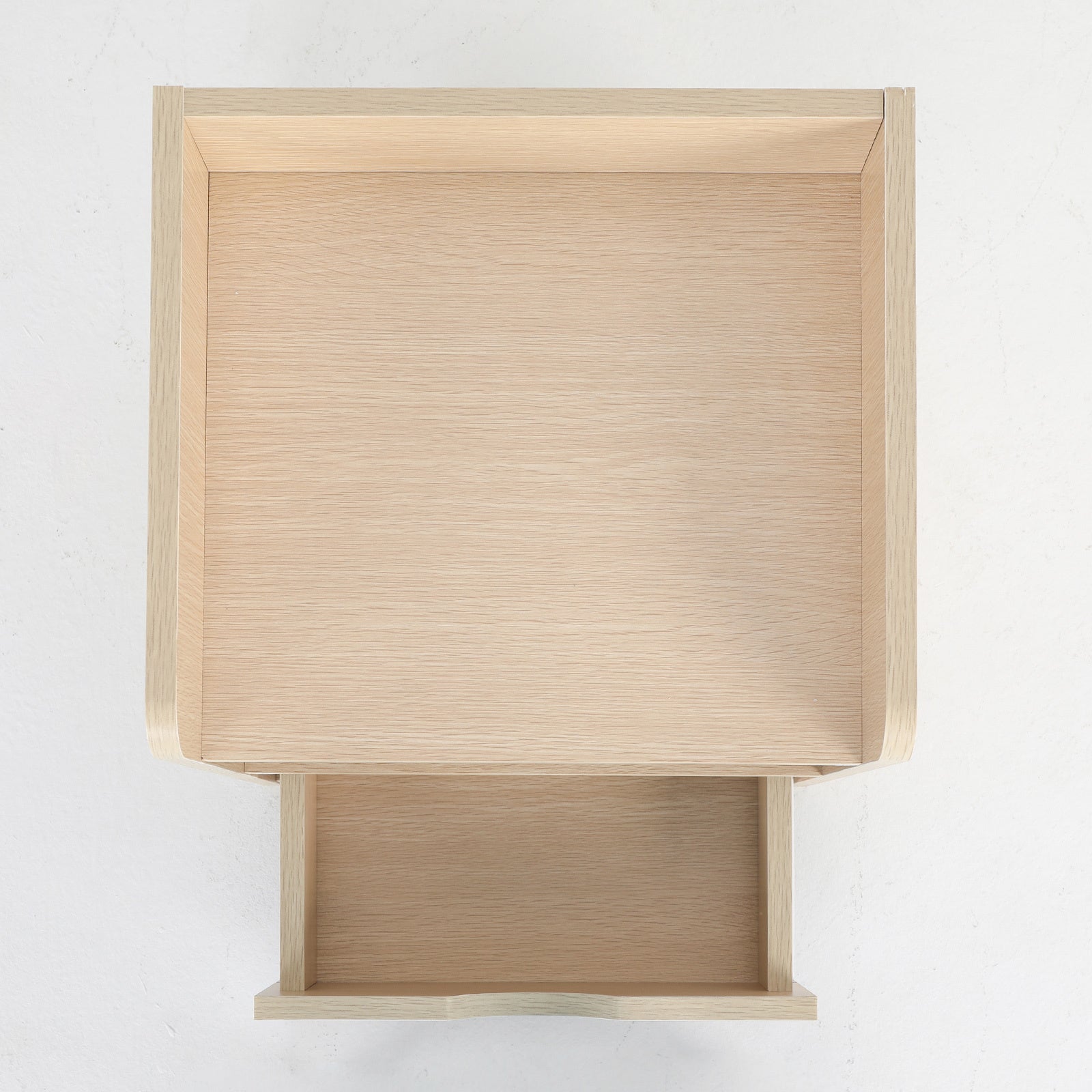 Bedside Table Side Storage Cabinet Nightstand Bedroom 1 Drawer 2 Shelf LARK OAK-Furniture > Bedroom > Bedside Tables-PEROZ Accessories