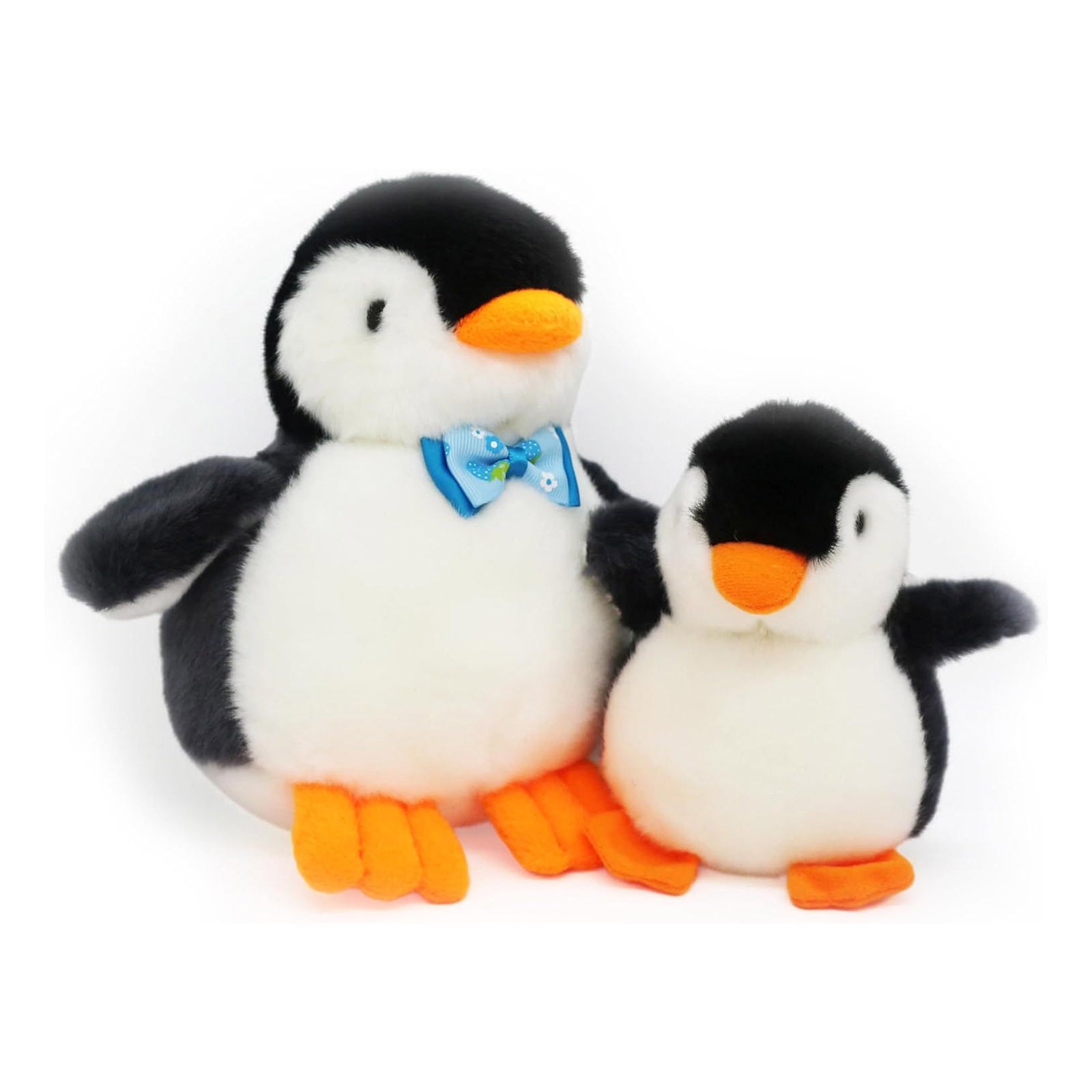 2X Plush Penguin Keychain Or Doll With Sound Activation BLACK-Baby & Kids > Baby & Kid&