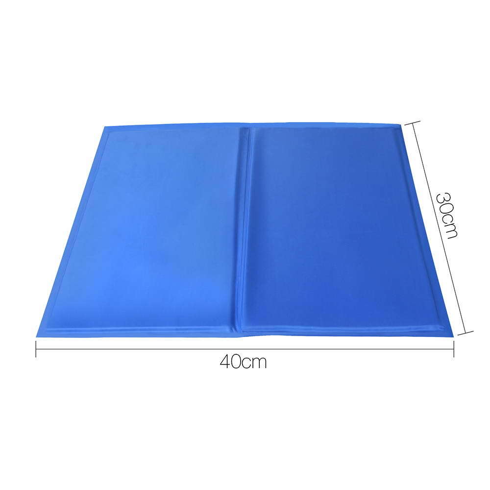 Small Pet Cool Gel Mat Dog Cat Bed Non-Toxic Cooling Dog Summer Pad 30 x 40 cm-Pet Care > Dog Supplies > Dog Beds-PEROZ Accessories