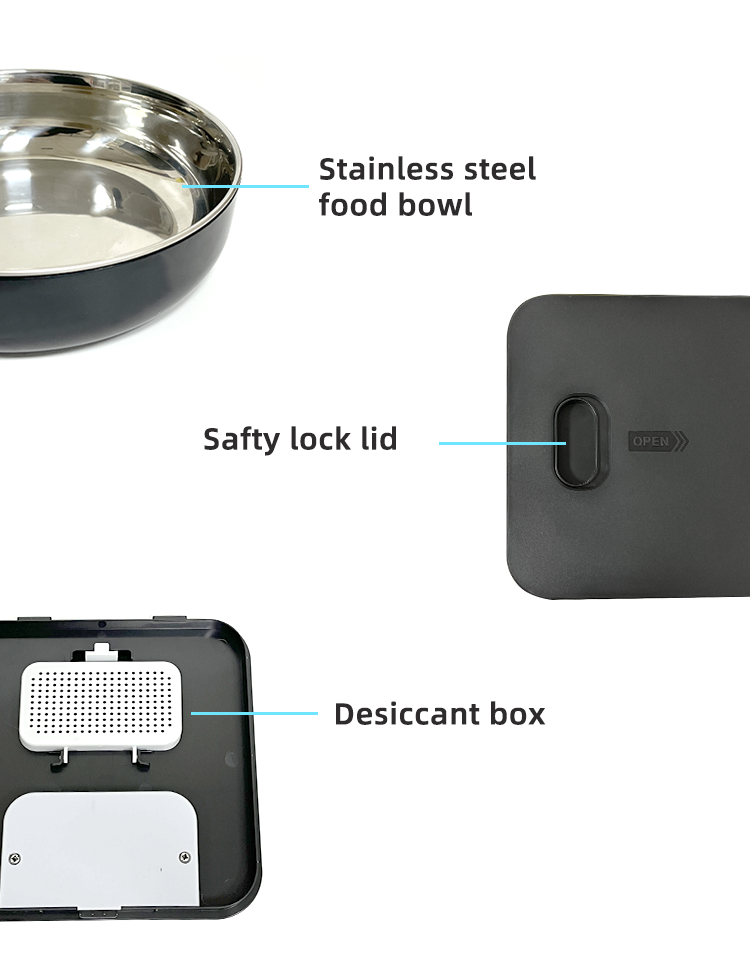YES4PETS 5.6L Visible Automatic Digital Pet Dog Cat Feeder Food Bowl Dispenser-Pet Care > Dog Supplies-PEROZ Accessories