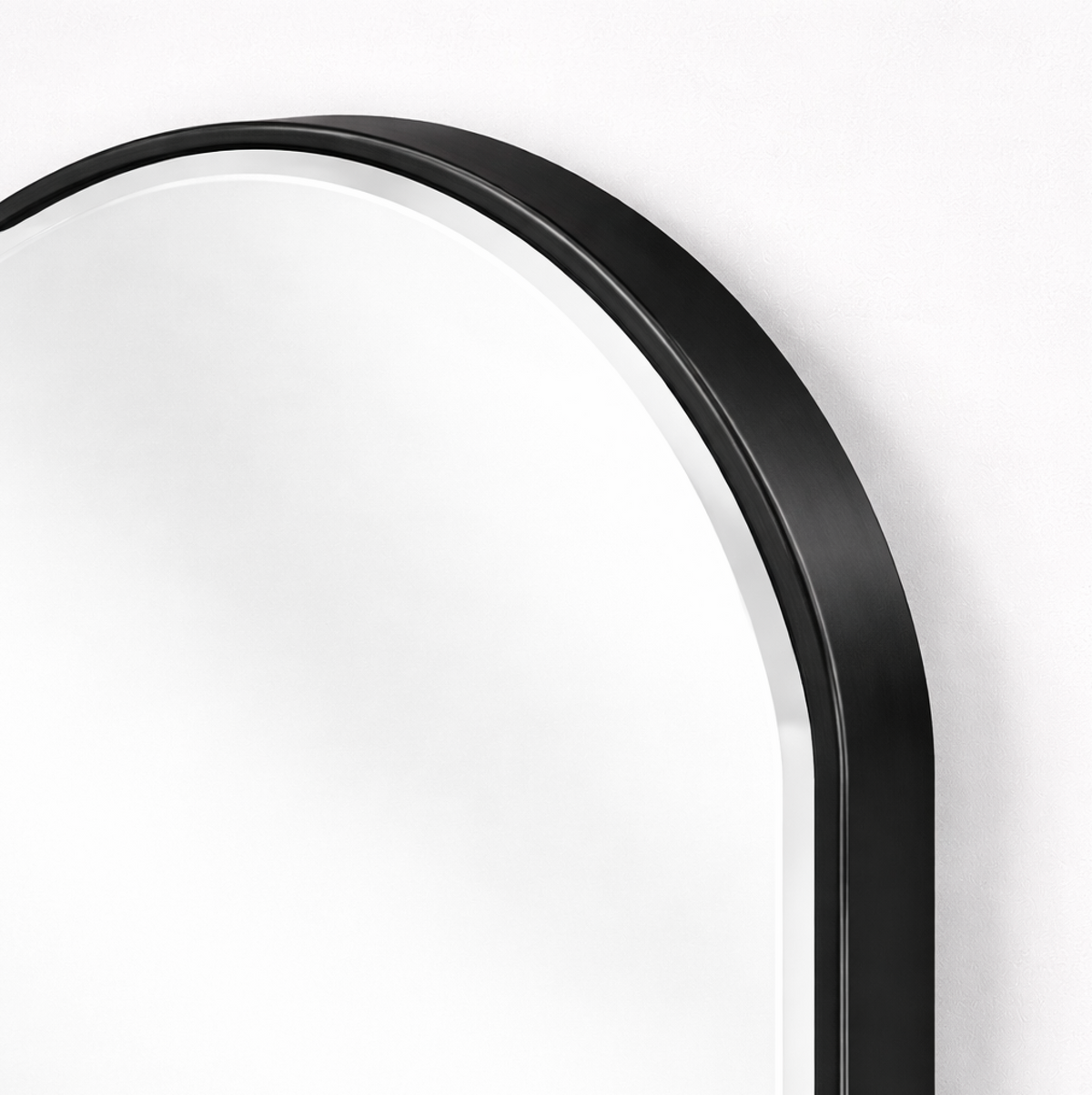 Interior Ave - Halo Arched Floor Length Mirror – Black | Signature Series-Home & Garden > Decor > Mirrors-PEROZ Accessories
