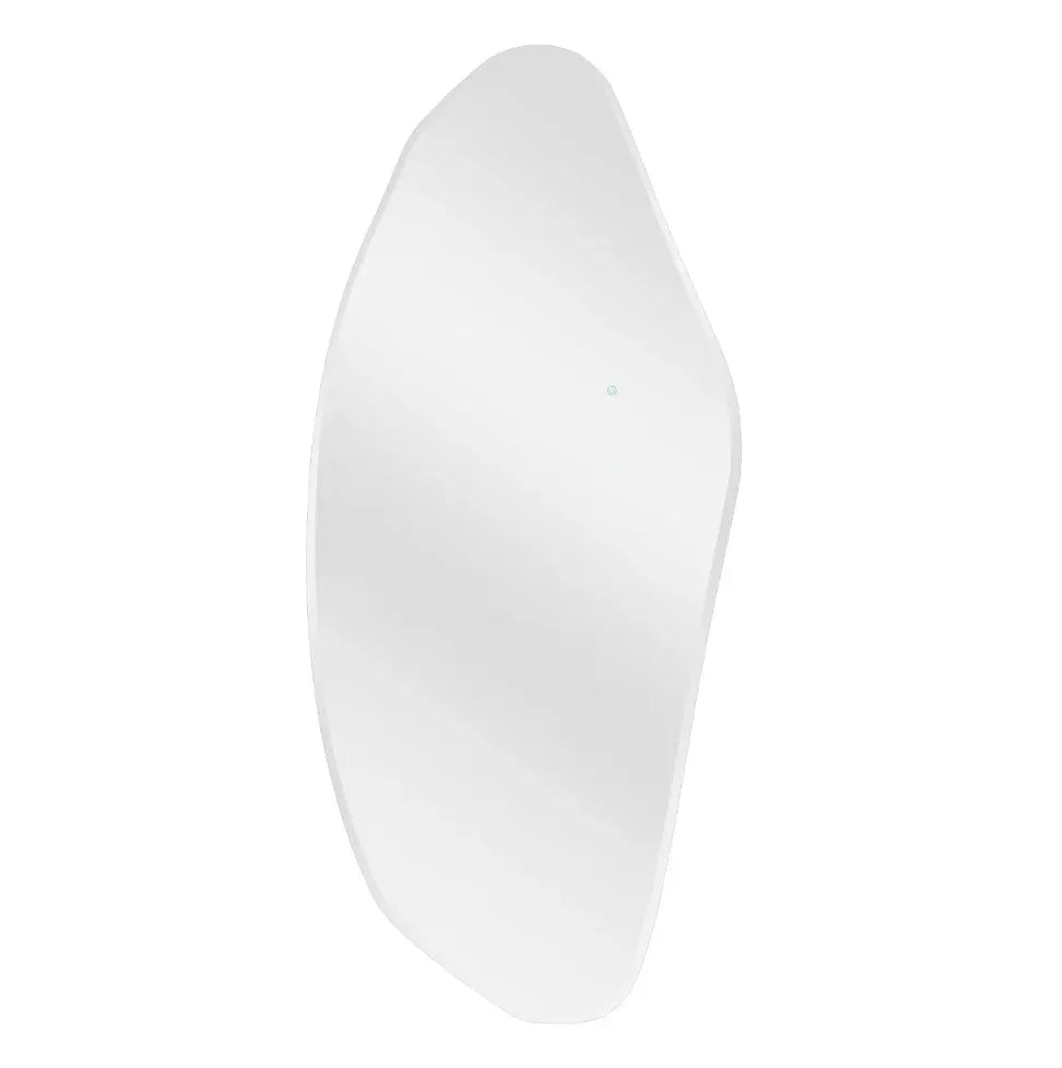 Interior Ave - Opal Irregular LED Wall Mirror – Backlit Statement Mirror-Home & Garden > Decor > Mirrors-PEROZ Accessories