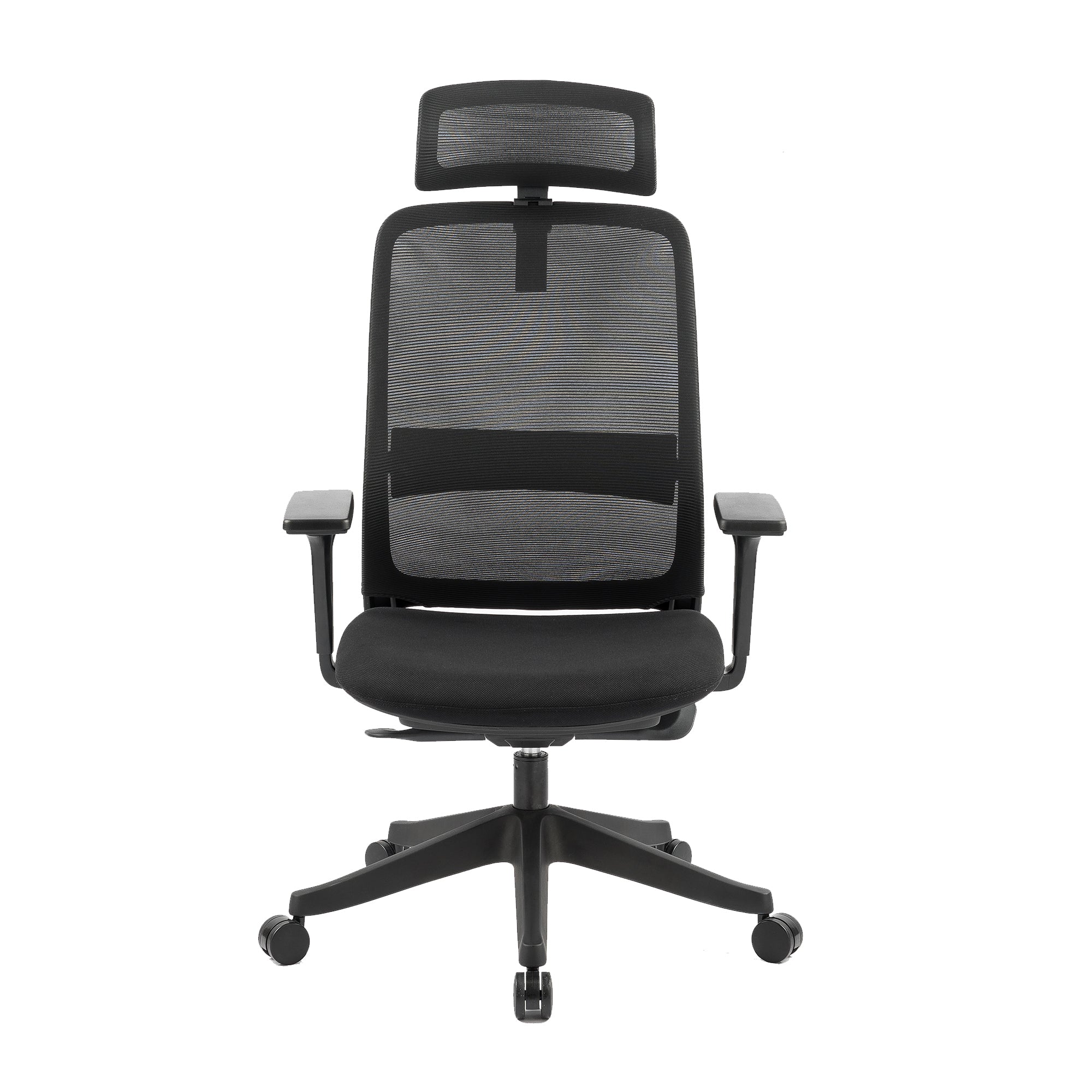 Carlie High Back Molded Foam Seat Ergonomic Office Chair In Black-Furniture > Office > Office & Desk Chairs-PEROZ Accessories