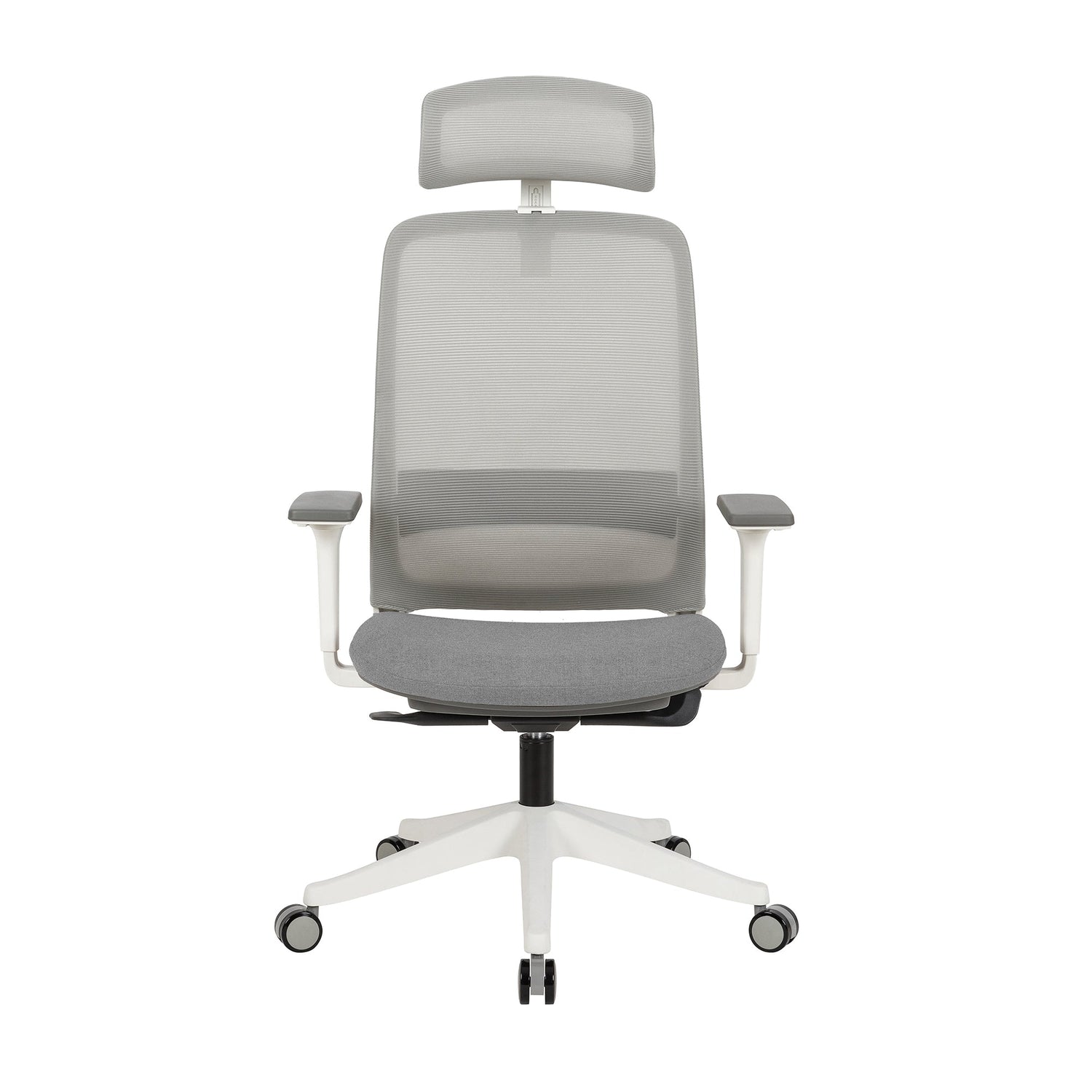 Carlie High Back Molded Foam Seat Ergonomic Office Chair In Grey-Furniture > Office > Office & Desk Chairs-PEROZ Accessories