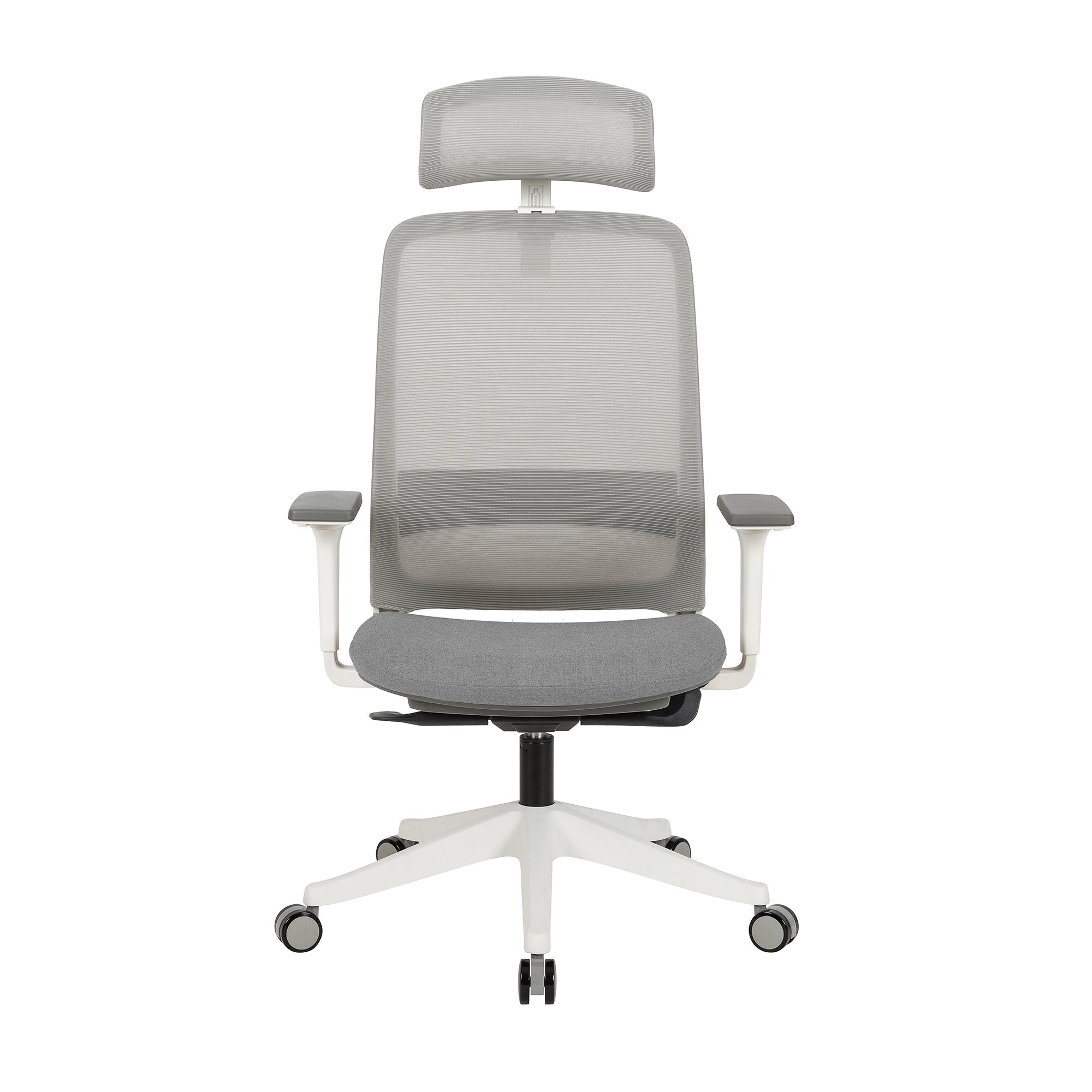 Carlie High Back Molded Foam Seat Ergonomic Office Chair In Grey-Furniture > Office > Office & Desk Chairs-PEROZ Accessories