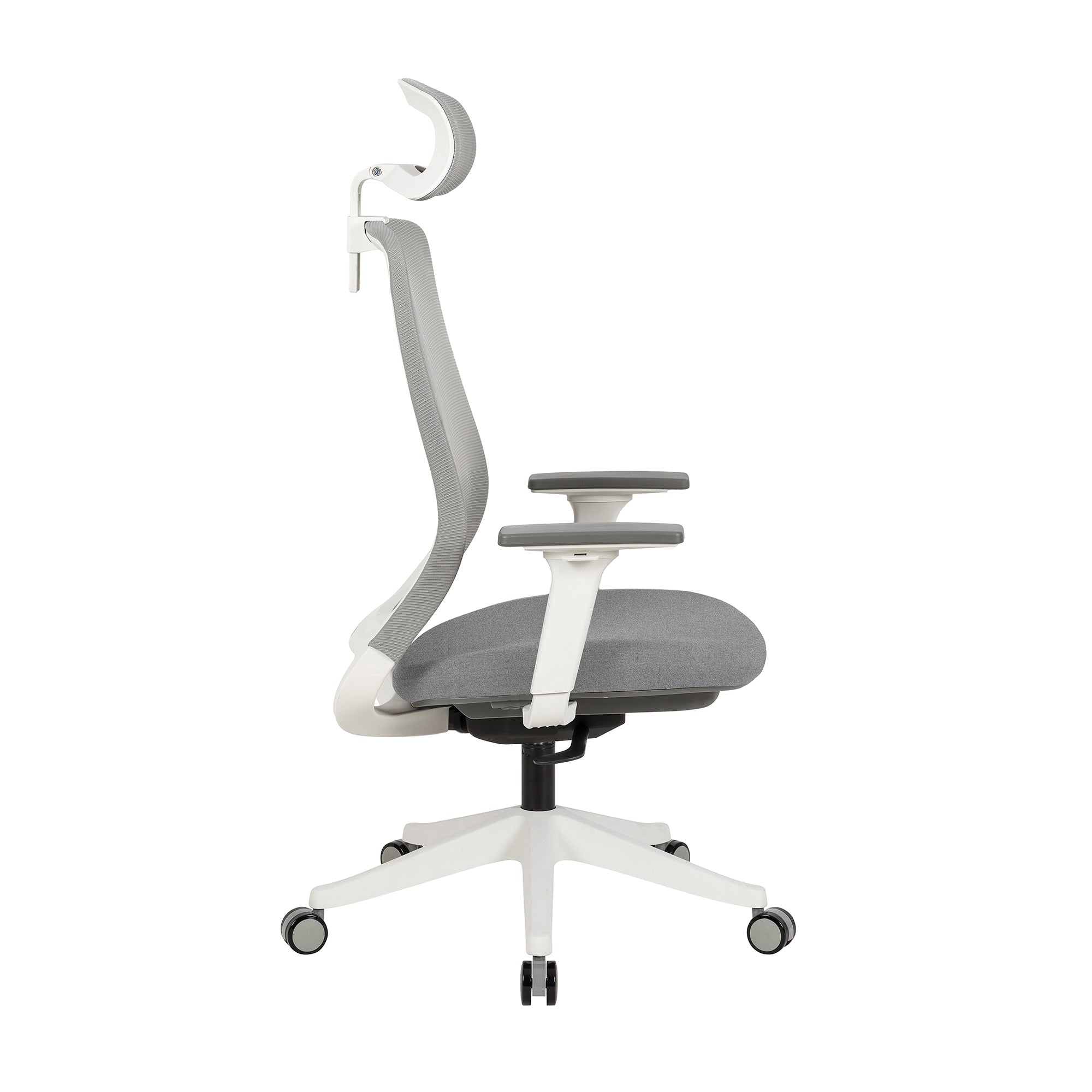 Carlie High Back Molded Foam Seat Ergonomic Office Chair In Grey-Furniture > Office > Office & Desk Chairs-PEROZ Accessories