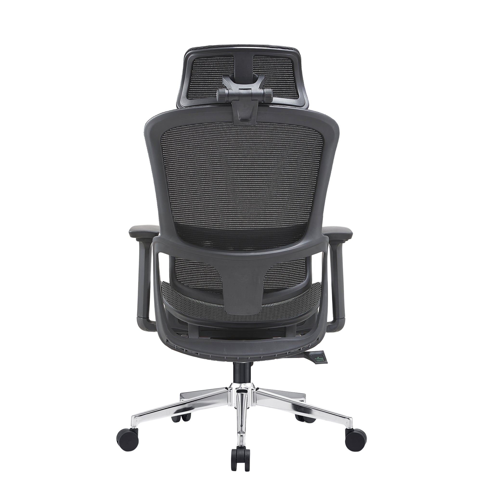 Elena High Back Full Mesh Ergonomic Office Chair In Black-Furniture > Office > Office & Desk Chairs-PEROZ Accessories