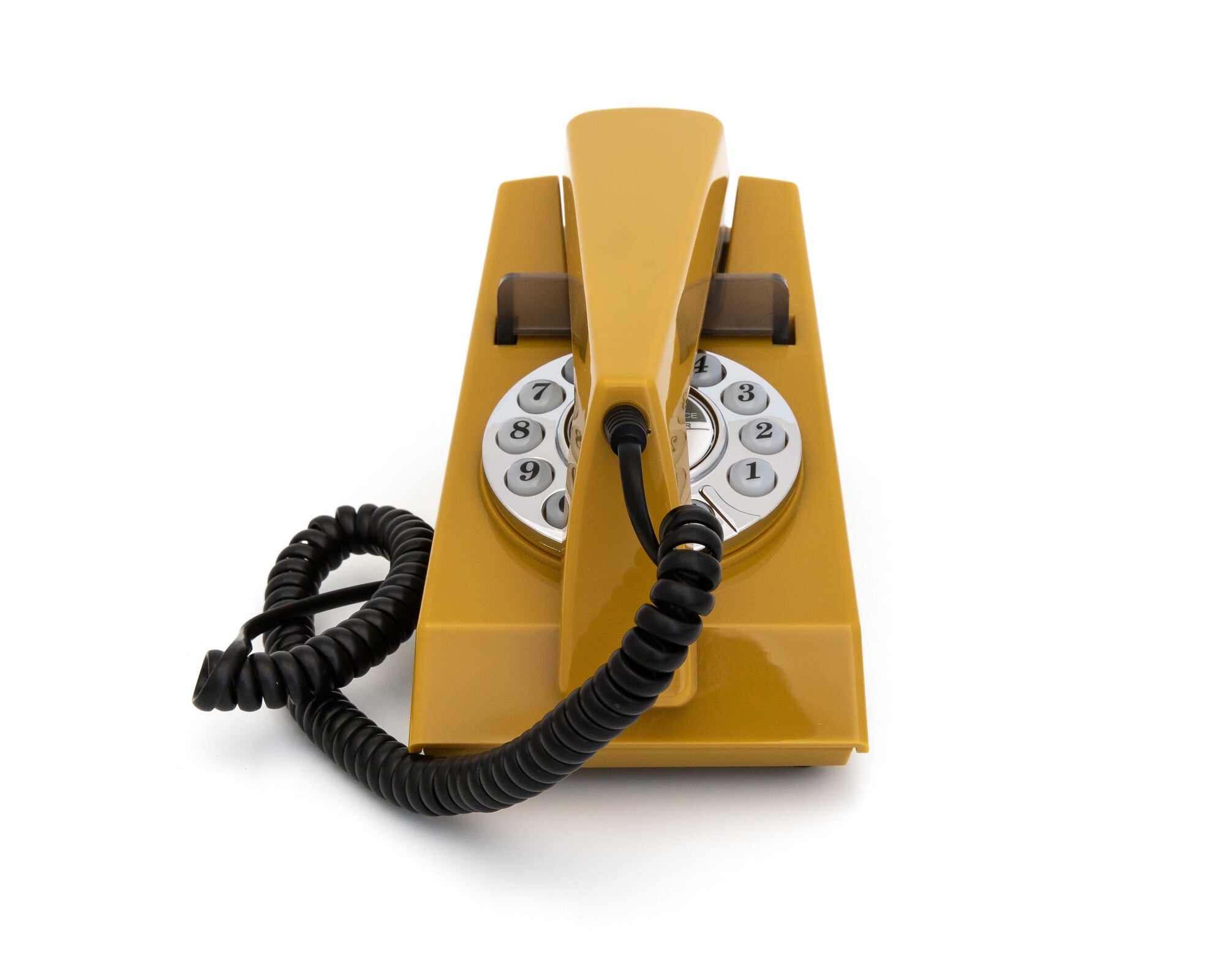 GPO Retro Trim Phone Push Button - Mustard-Audio & Video > Musical Instrument & Accessories-PEROZ Accessories