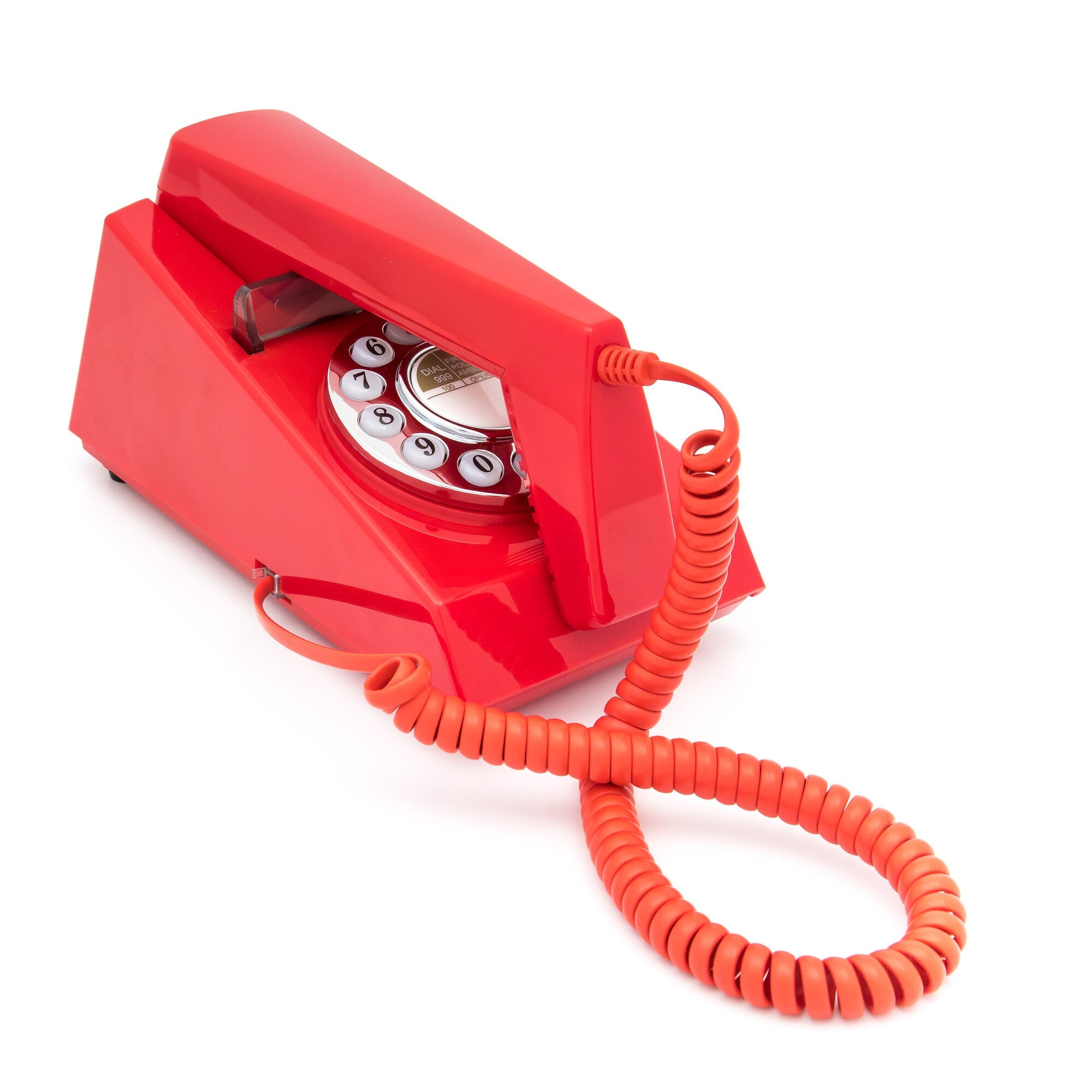 GPO Retro Trim Phone Push Button - Red-Audio & Video > Musical Instrument & Accessories-PEROZ Accessories