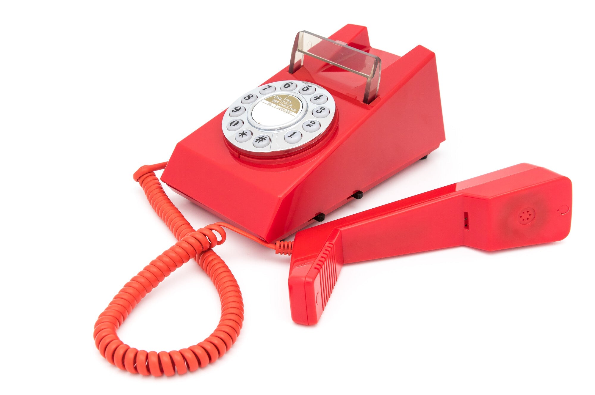 GPO Retro Trim Phone Push Button - Red-Audio & Video > Musical Instrument & Accessories-PEROZ Accessories