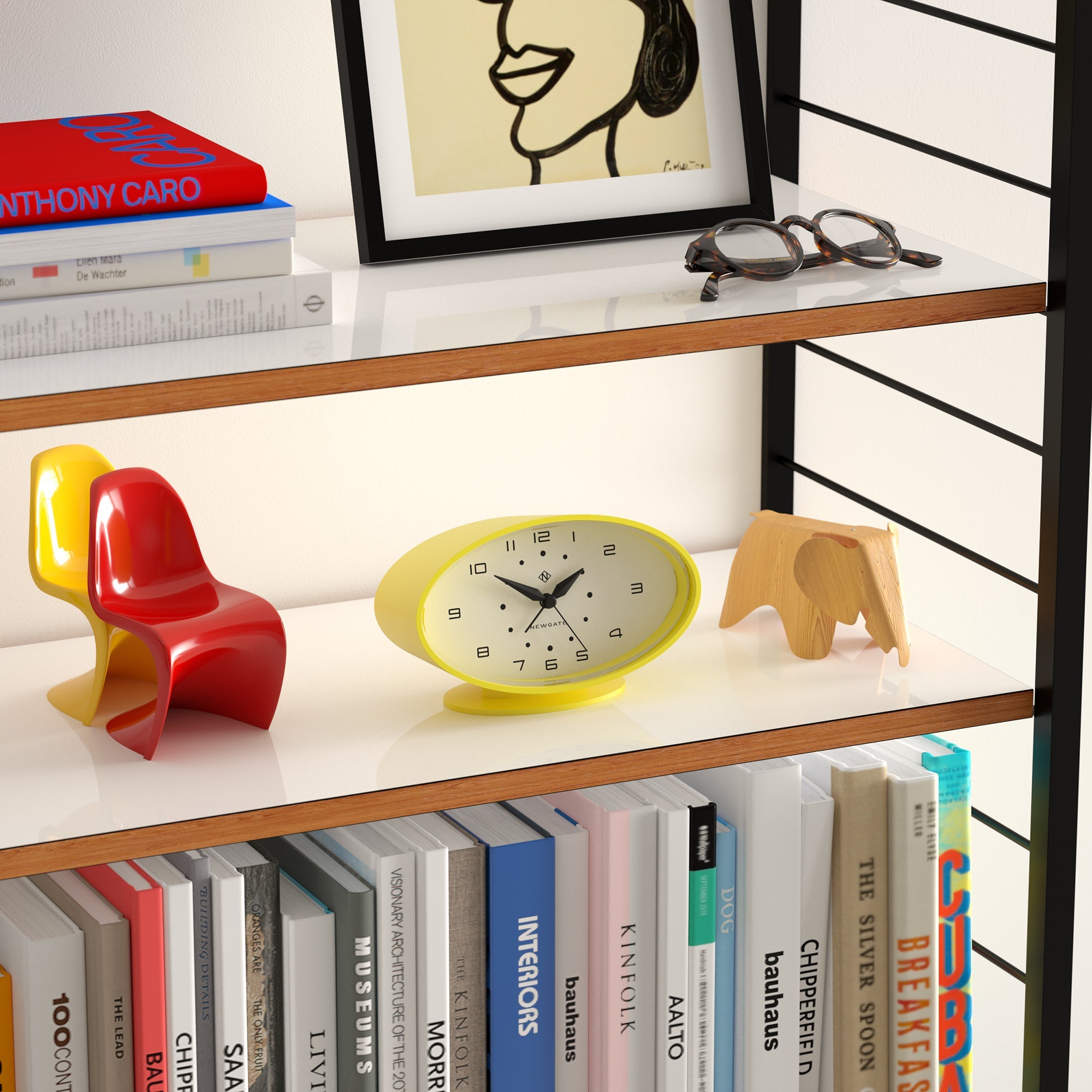 Newgate Ronnie Alarm Clock Yellow-Home & Garden > Decor-PEROZ Accessories