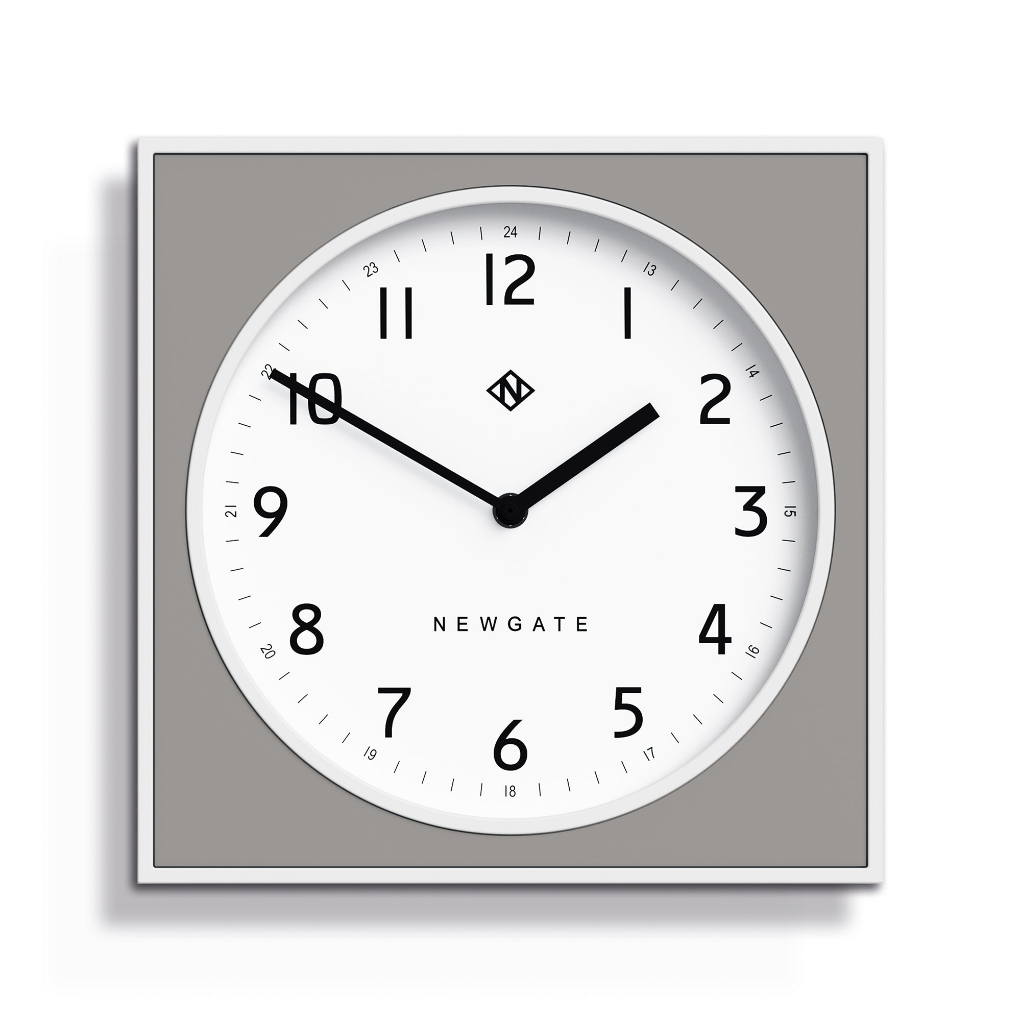 Newgate Burger & Chips Wall Clock Posh Grey-Home & Garden > Decor-PEROZ Accessories