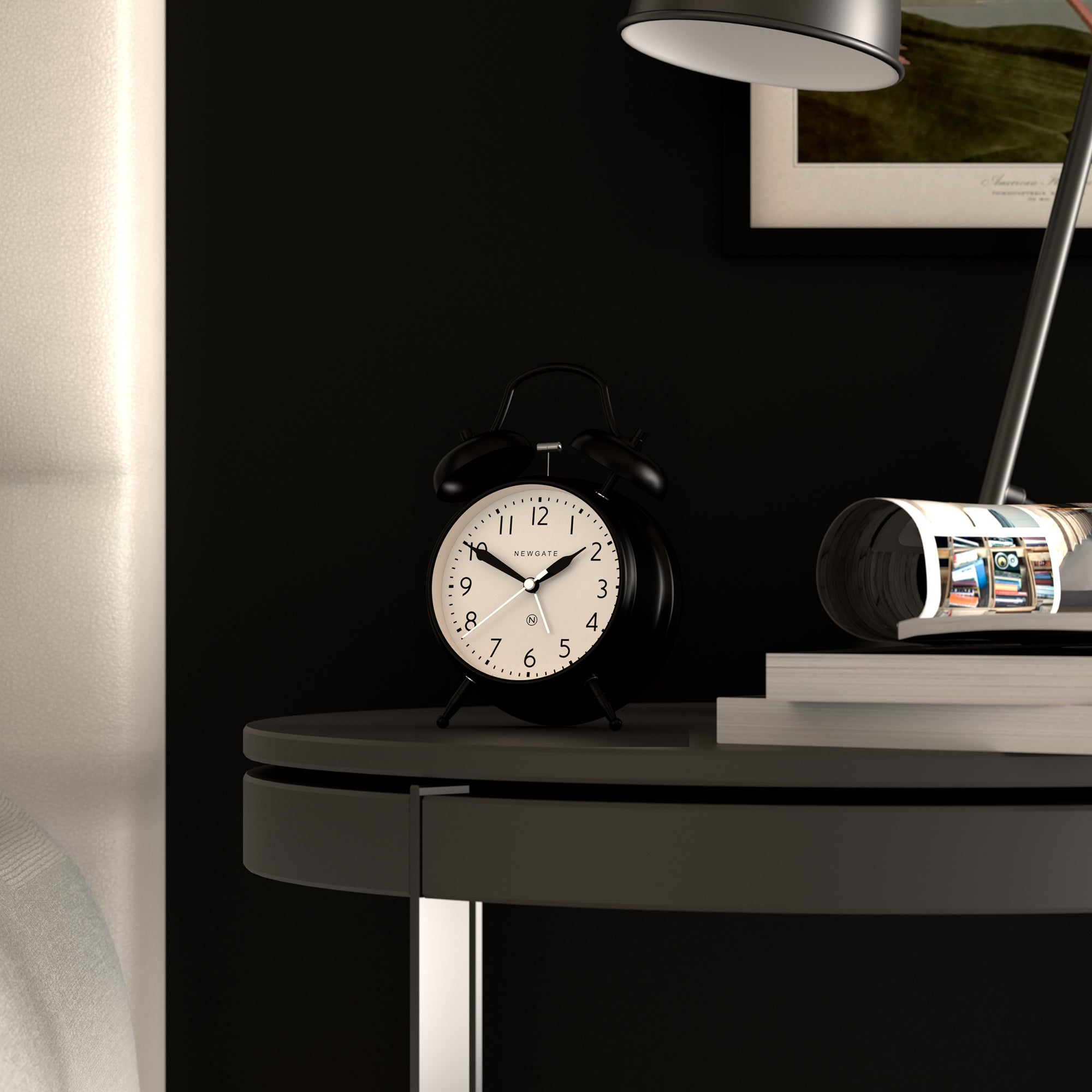 Newgate New Covent Garden Alarm Matte Black-Home & Garden > Decor-PEROZ Accessories