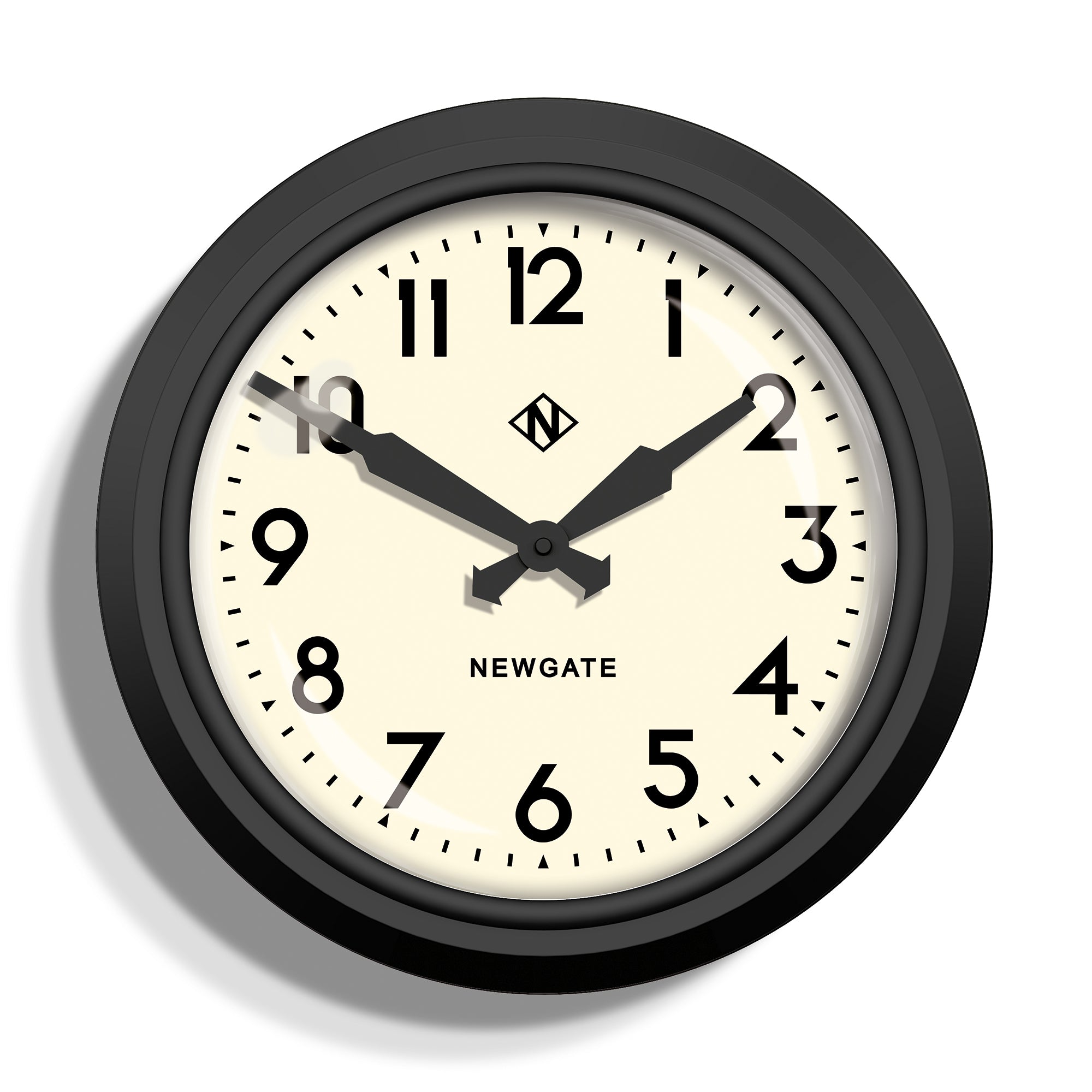 Newgate 50S Electric Clock Black-Home & Garden > Decor-PEROZ Accessories