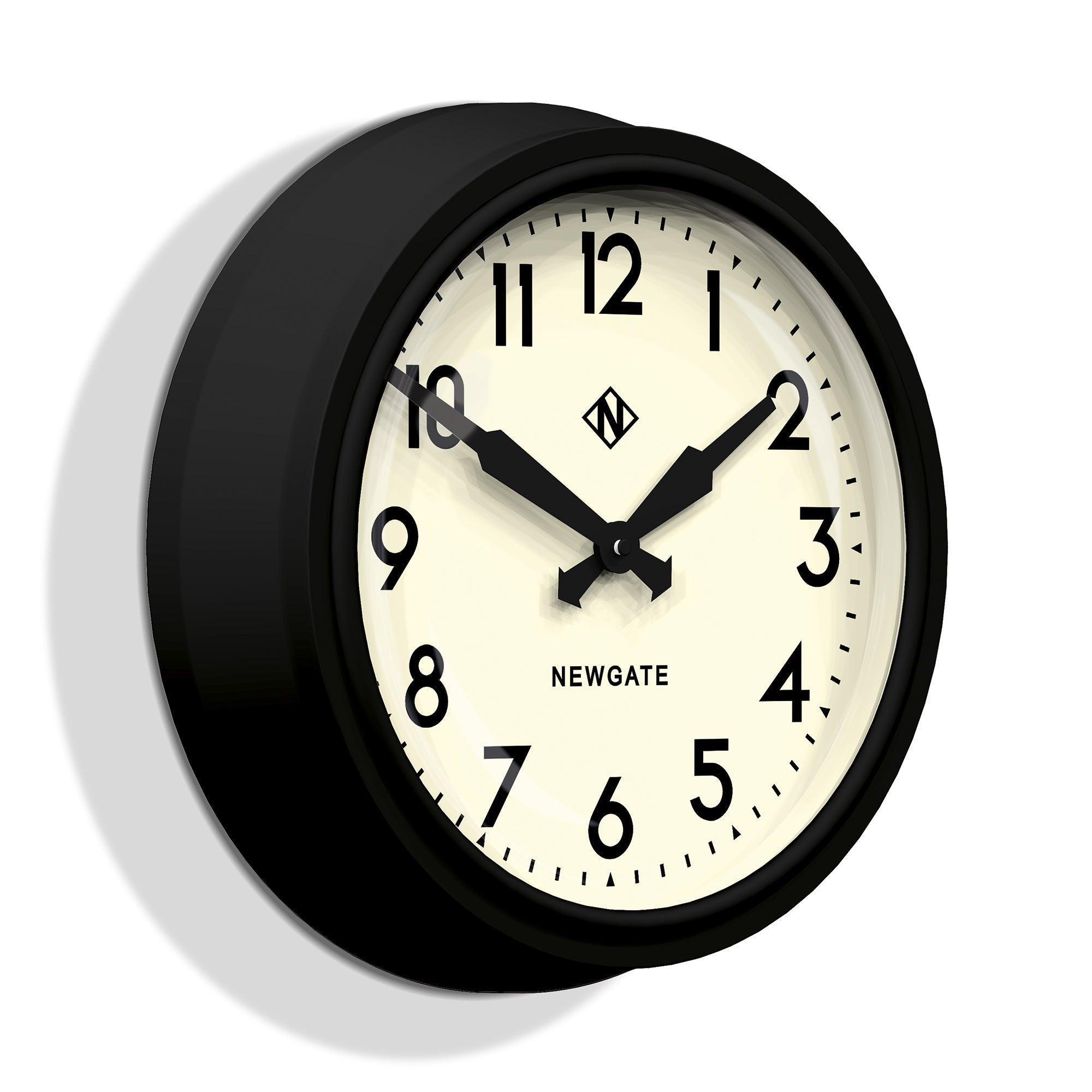 Newgate 50S Electric Clock Black-Home & Garden > Decor-PEROZ Accessories