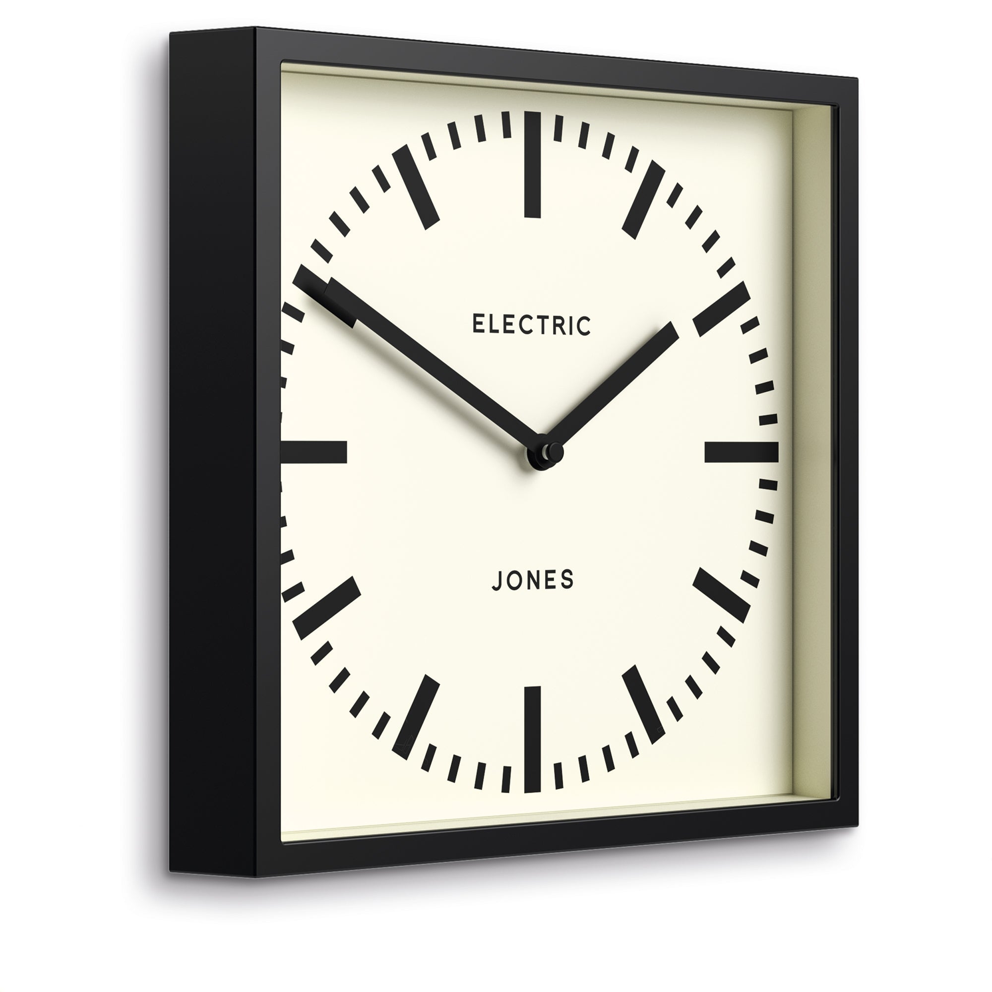 Newgate Jones Box Wall Clock Black-Home & Garden > Decor-PEROZ Accessories
