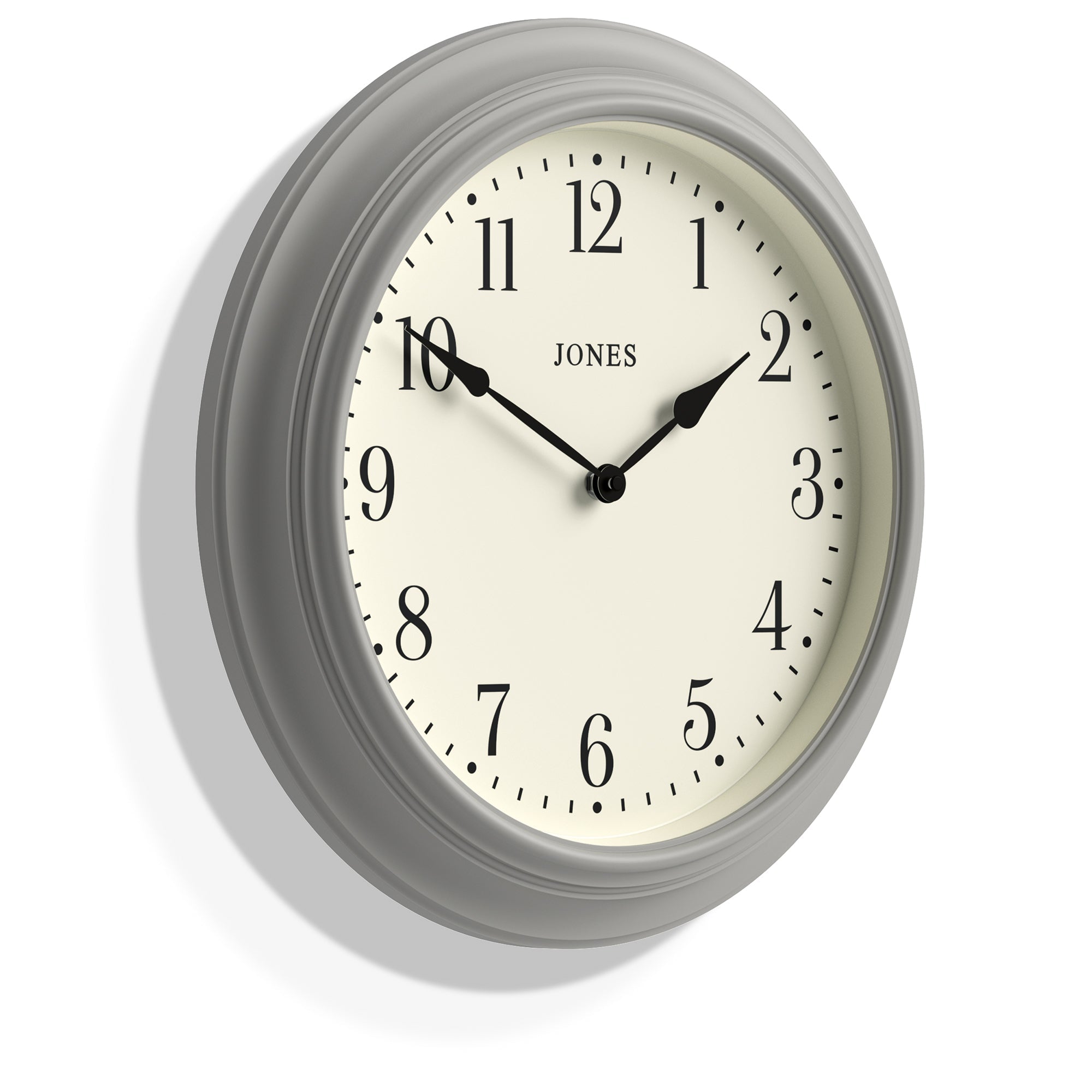 Newgate Jones Supper Club Clock Cloud Grey-Home & Garden > Decor-PEROZ Accessories