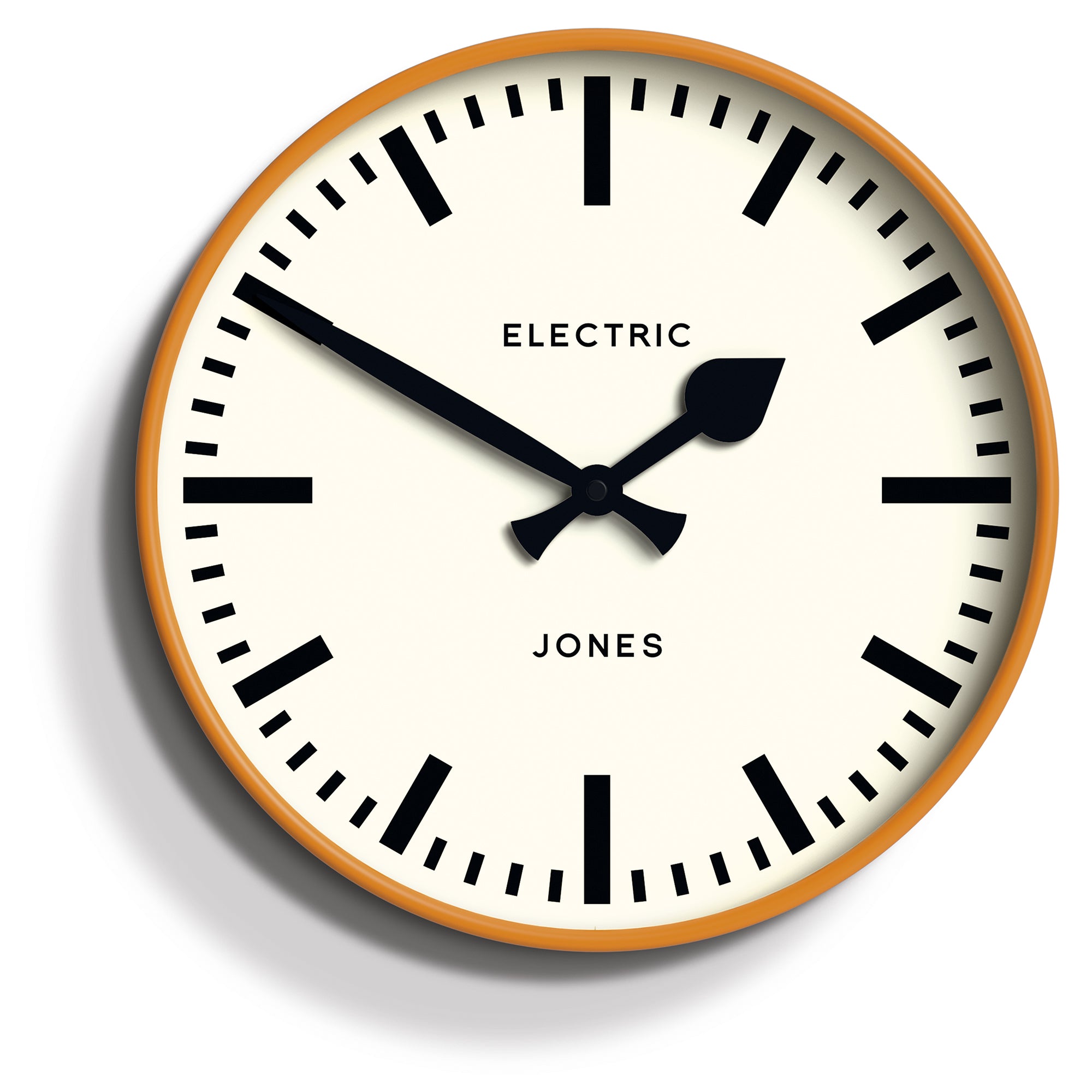 Newgate Jones Railway Wall Clock Orange-Home & Garden > Decor-PEROZ Accessories