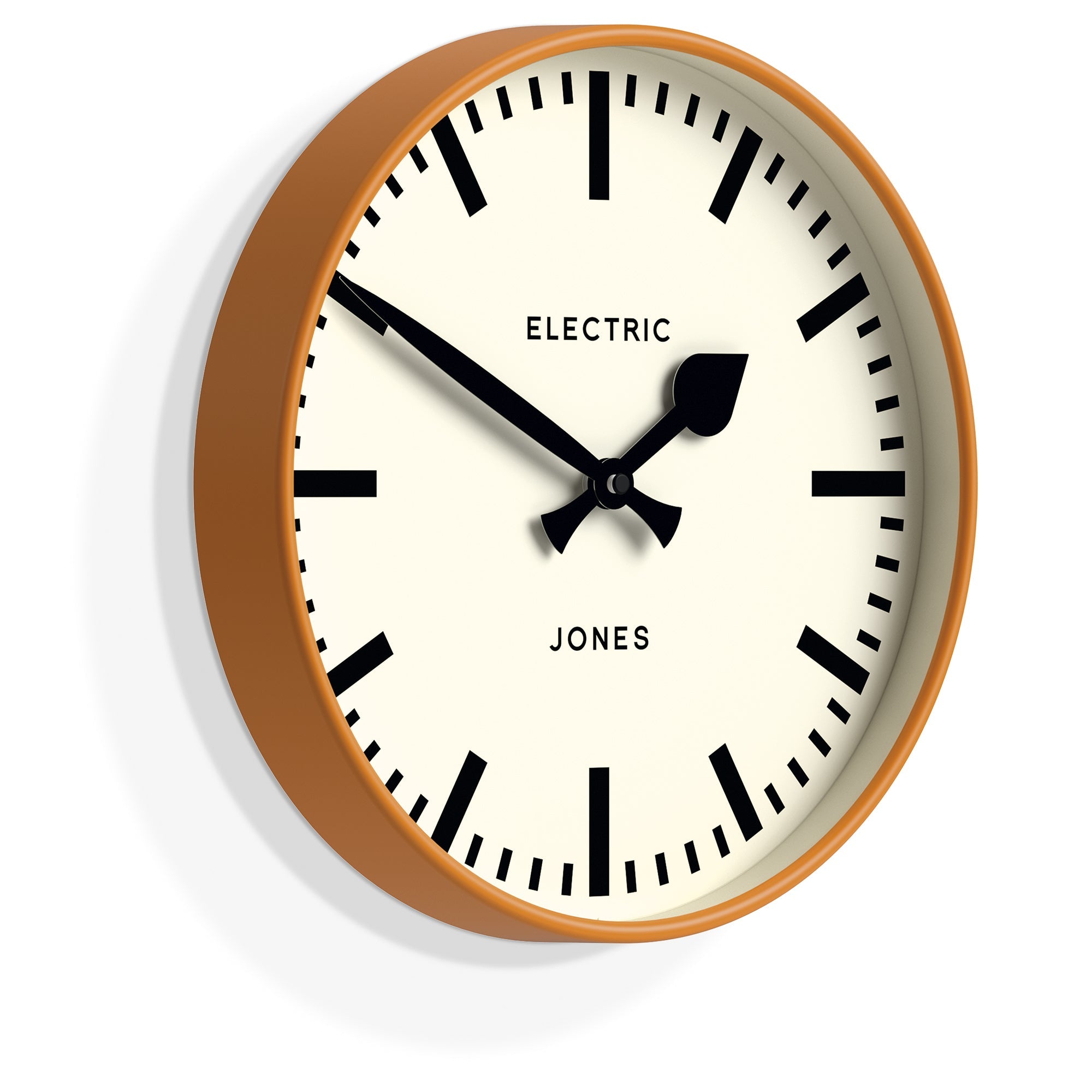 Newgate Jones Railway Wall Clock Orange-Home & Garden > Decor-PEROZ Accessories