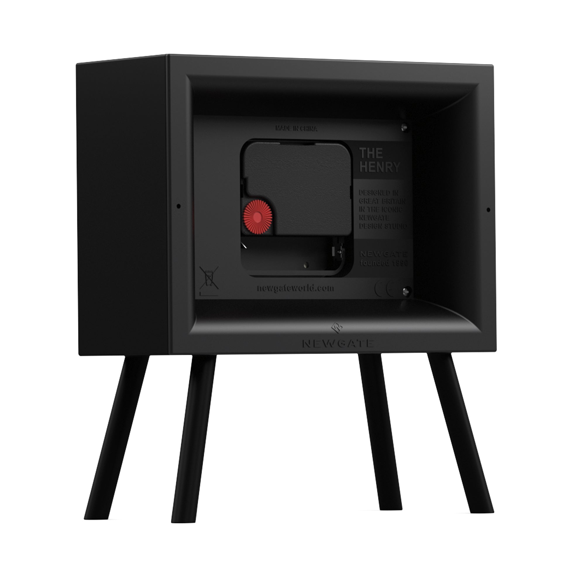 Newgate Henry Mantel Clock Neutral Mono Ii Dial-Home & Garden > Decor-PEROZ Accessories